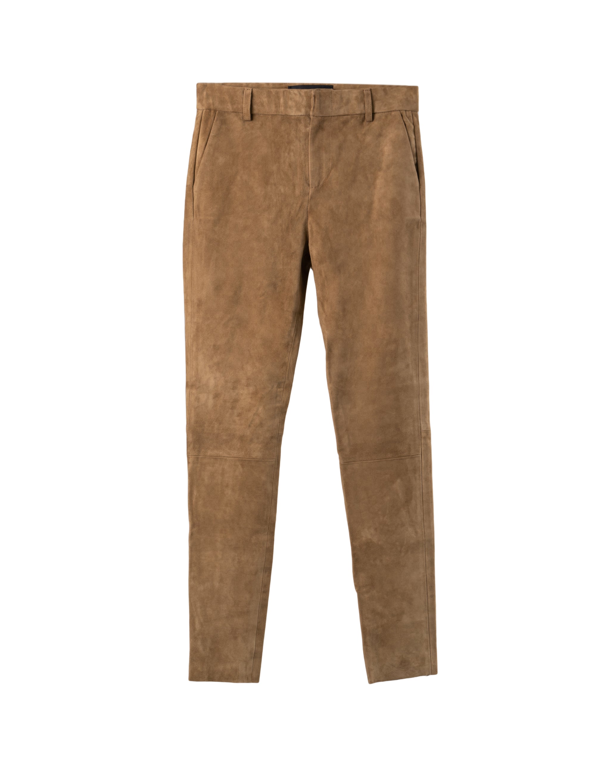 SUEDE STRETCH LEATHER CHINO