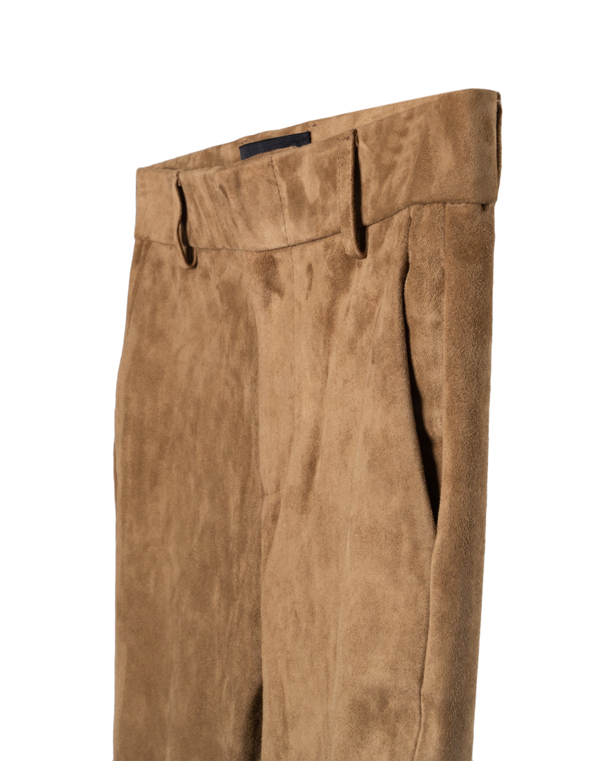 SUEDE STRETCH LEATHER CHINO