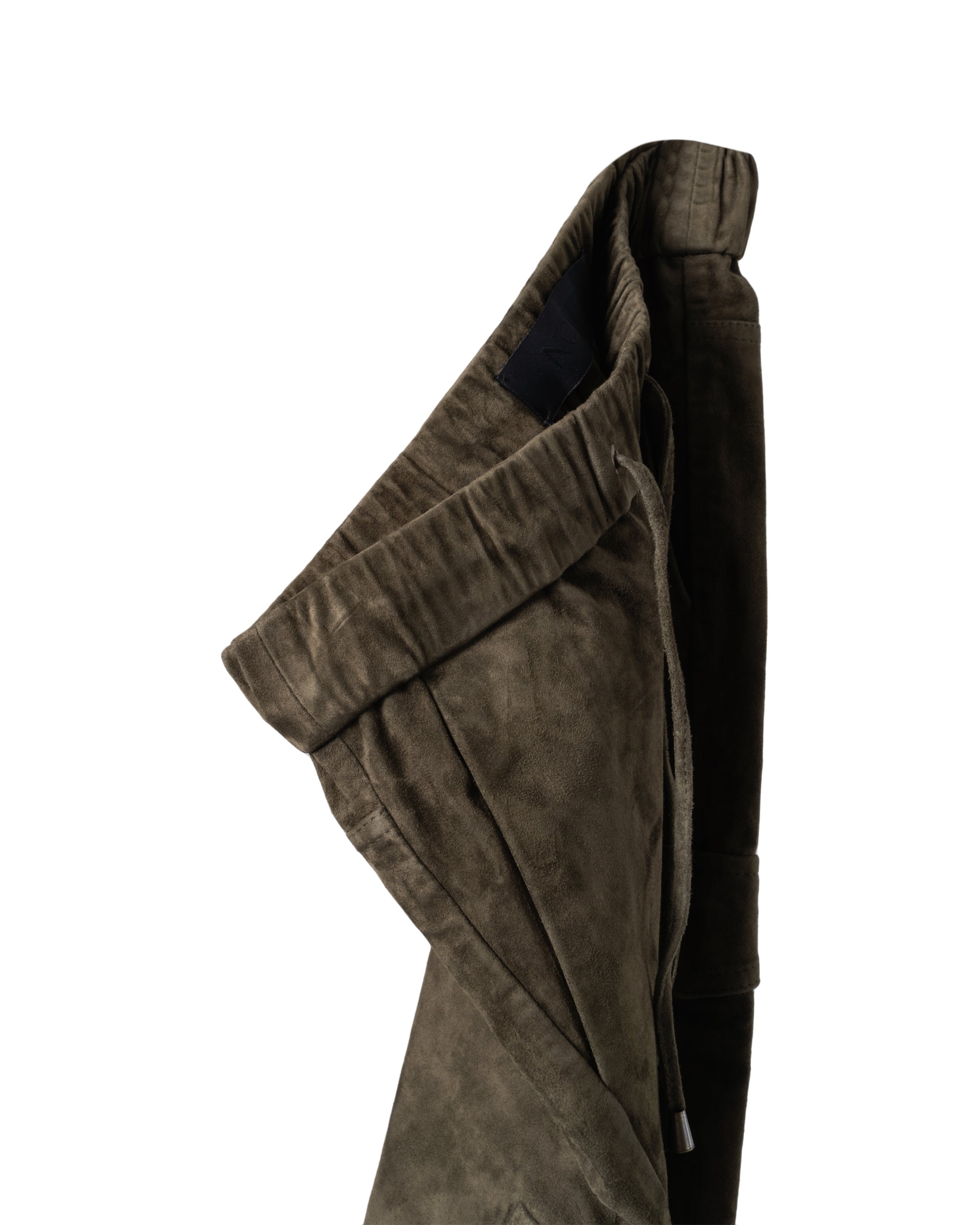 SUEDE STRETCH LEATHER CARGO PANTS