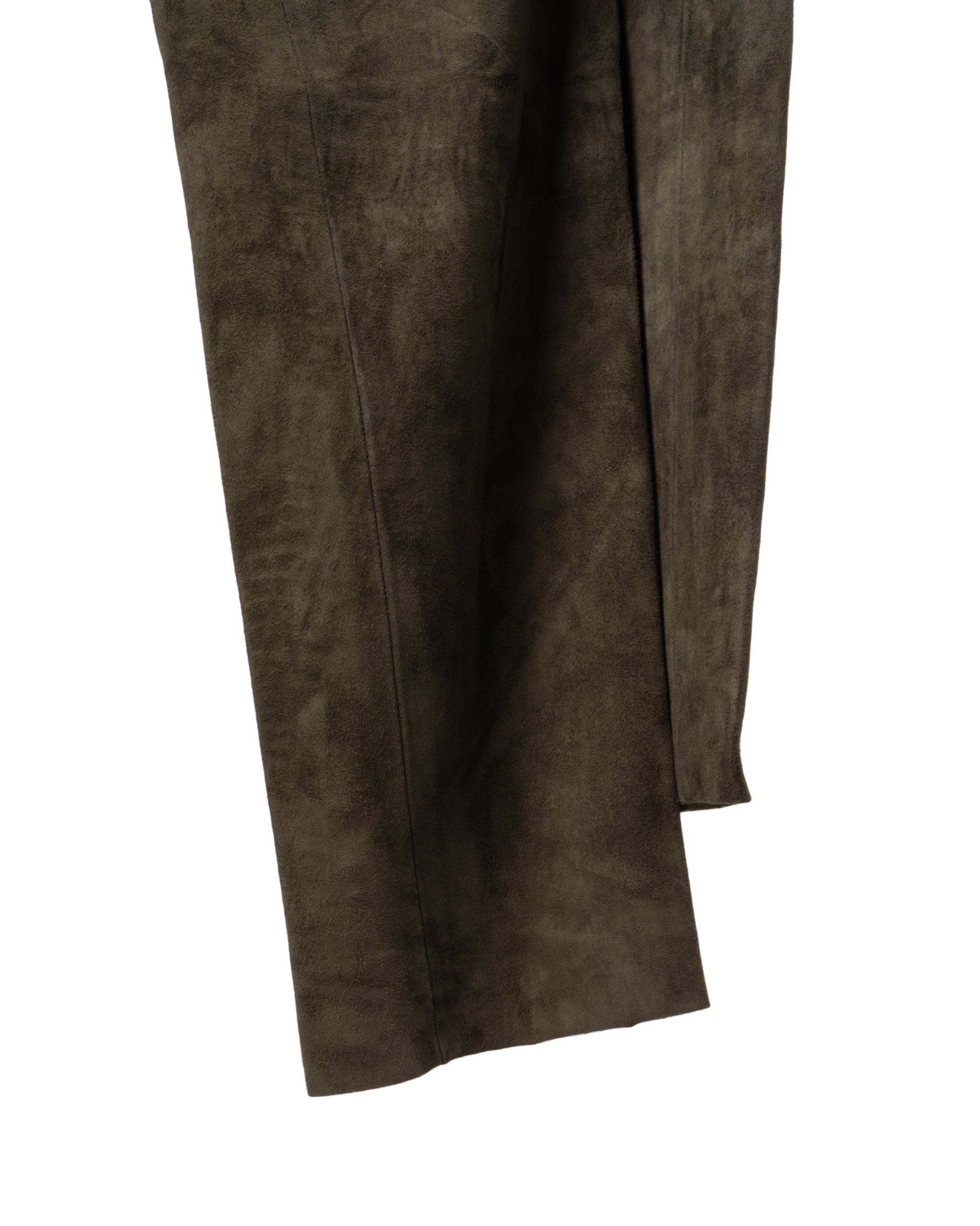 SUEDE STRETCH LEATHER CARGO PANTS