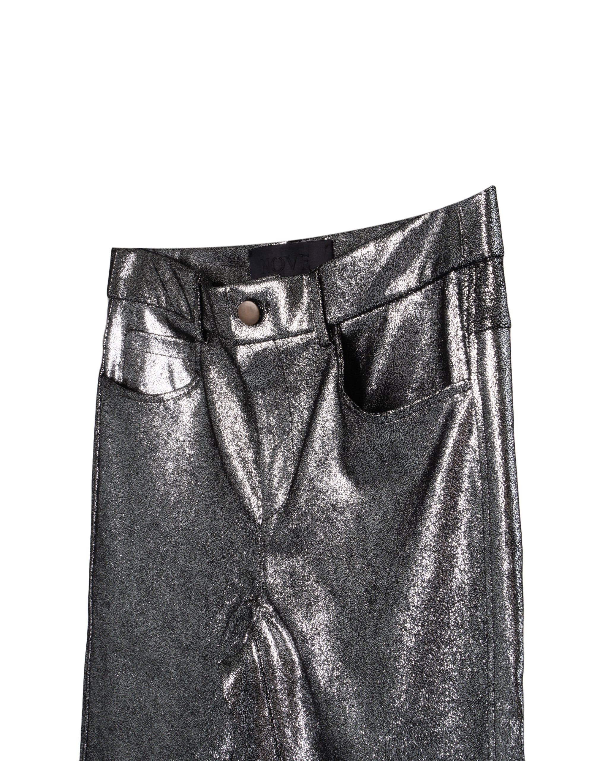 5-POCKET GLAMOUR STRETCH LEATHER