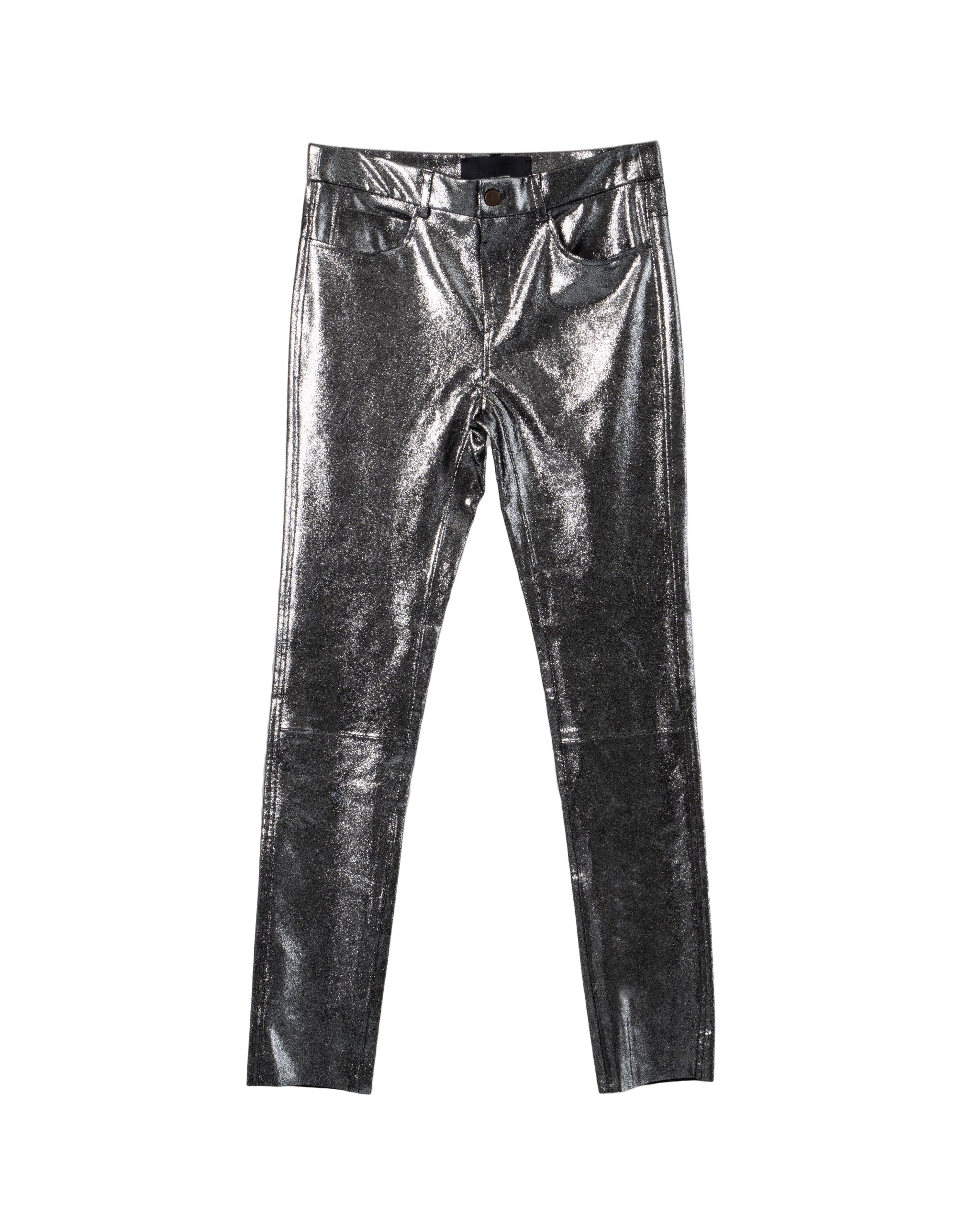 5-POCKET GLAMOUR STRETCH LEATHER