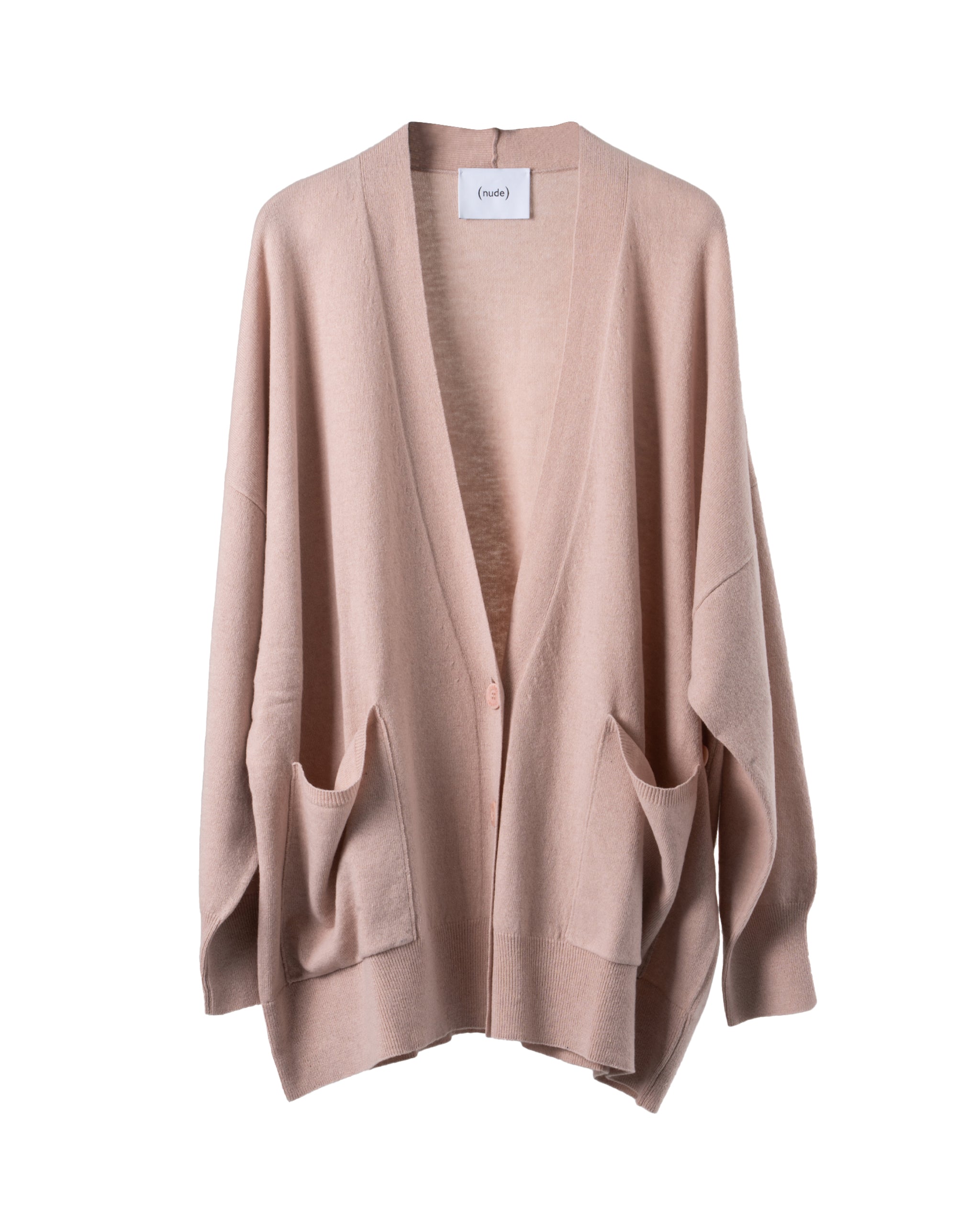 WOOL BLEND OVERSiZE CARDIGAN