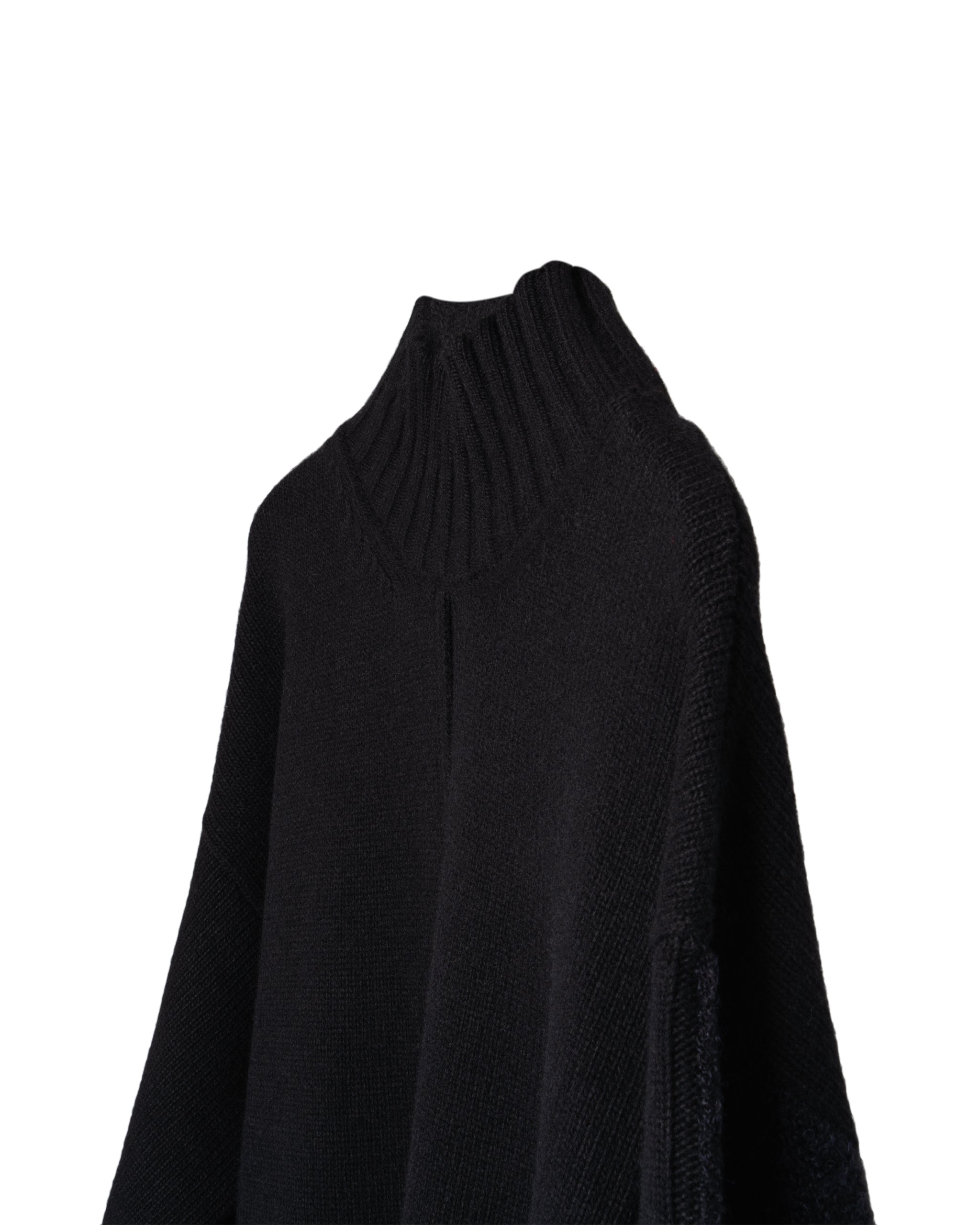 WOOL BLEND OVERSIZE ROLLNECK SWEATER