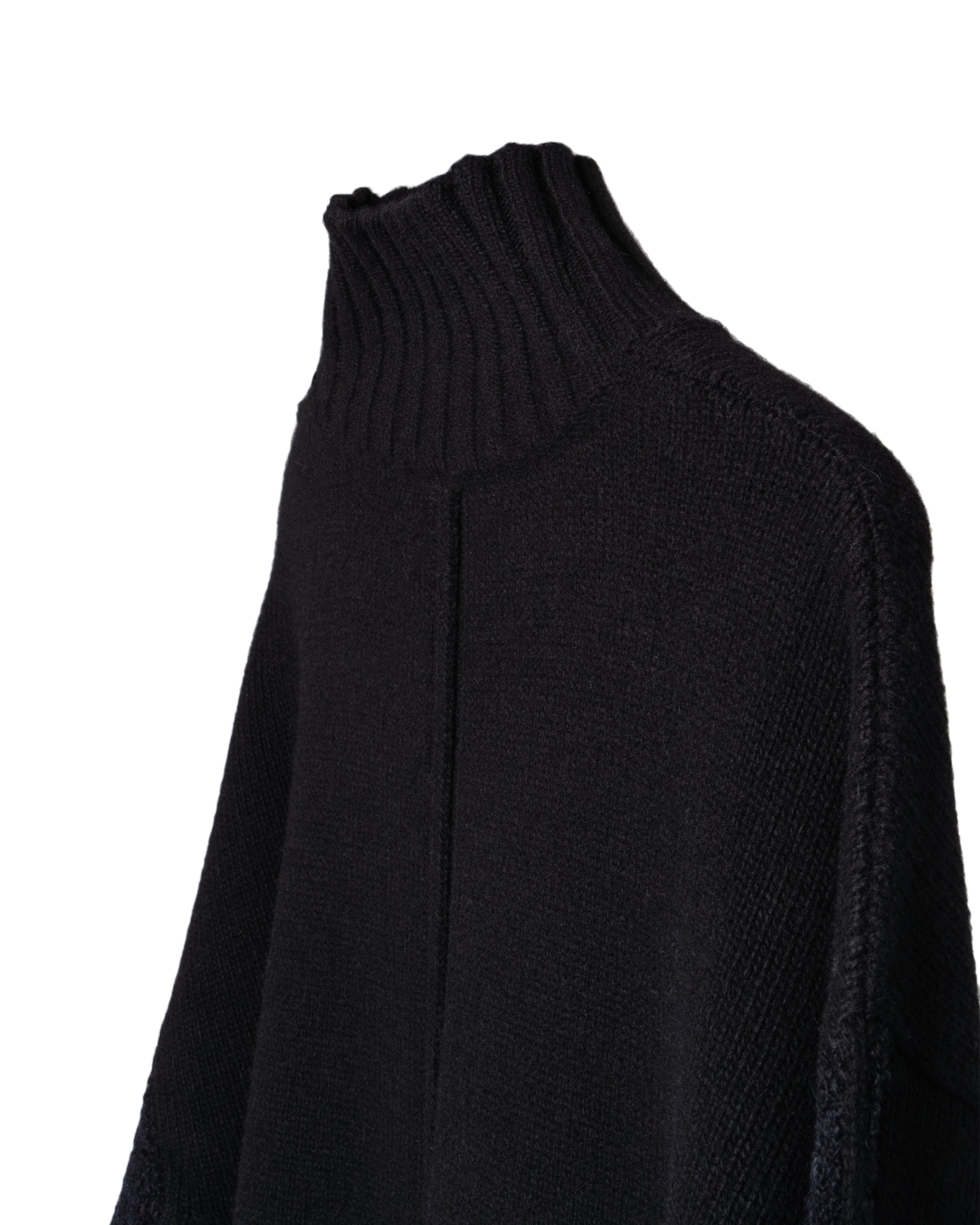 WOOL BLEND OVERSIZE ROLLNECK SWEATER