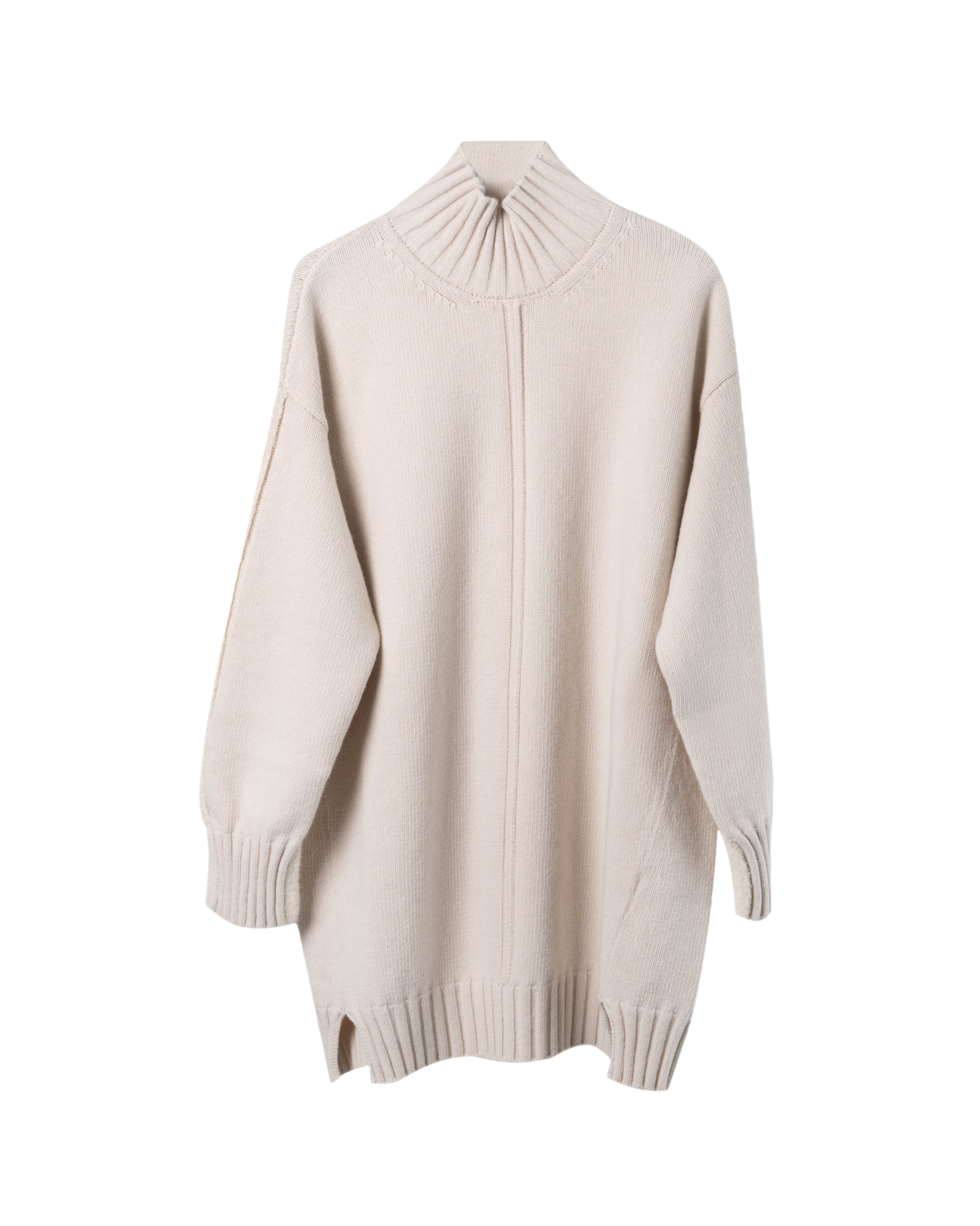 WOOL BLEND OVERSIZE ROLLNECK SWEATER