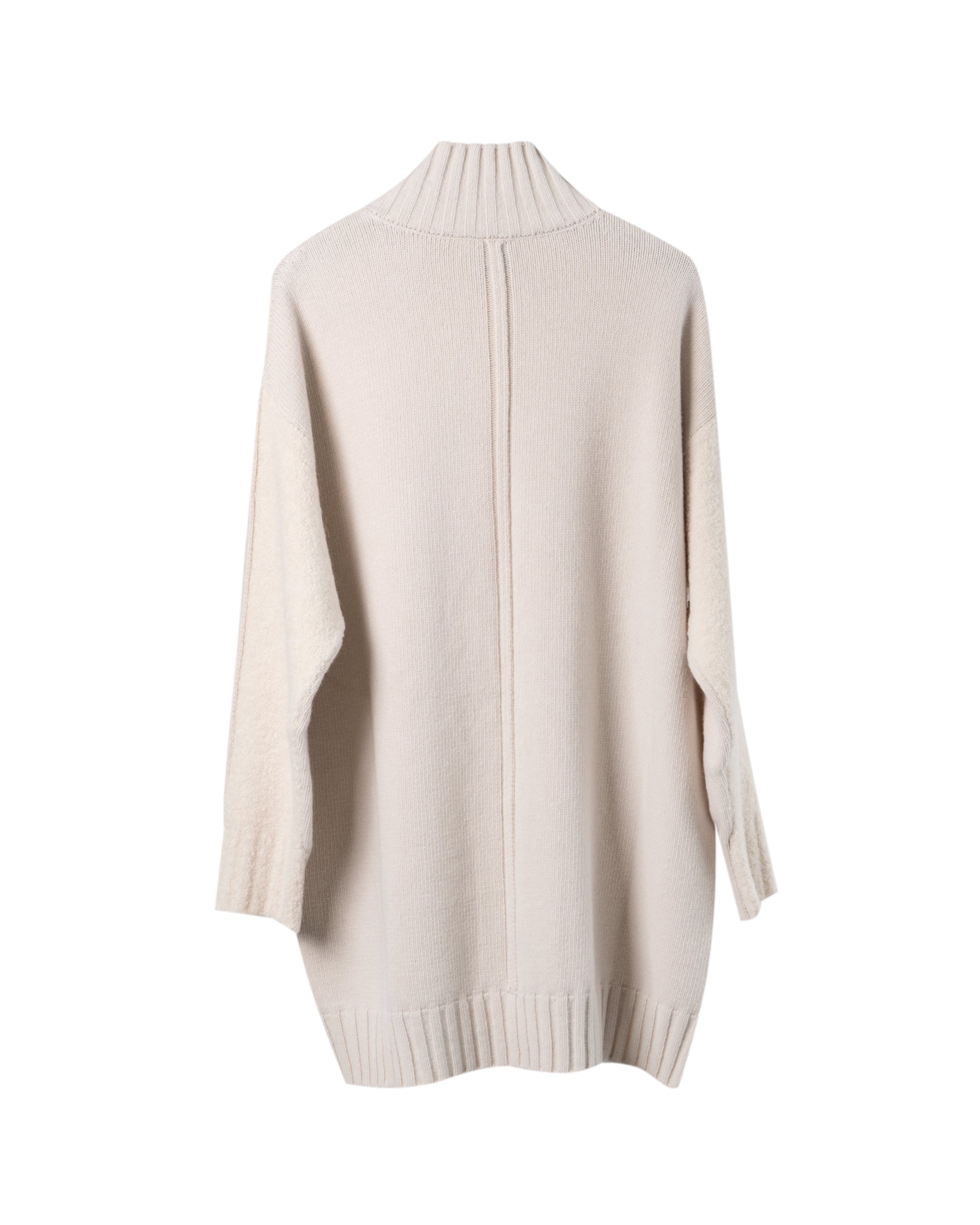 WOOL BLEND OVERSIZE ROLLNECK SWEATER