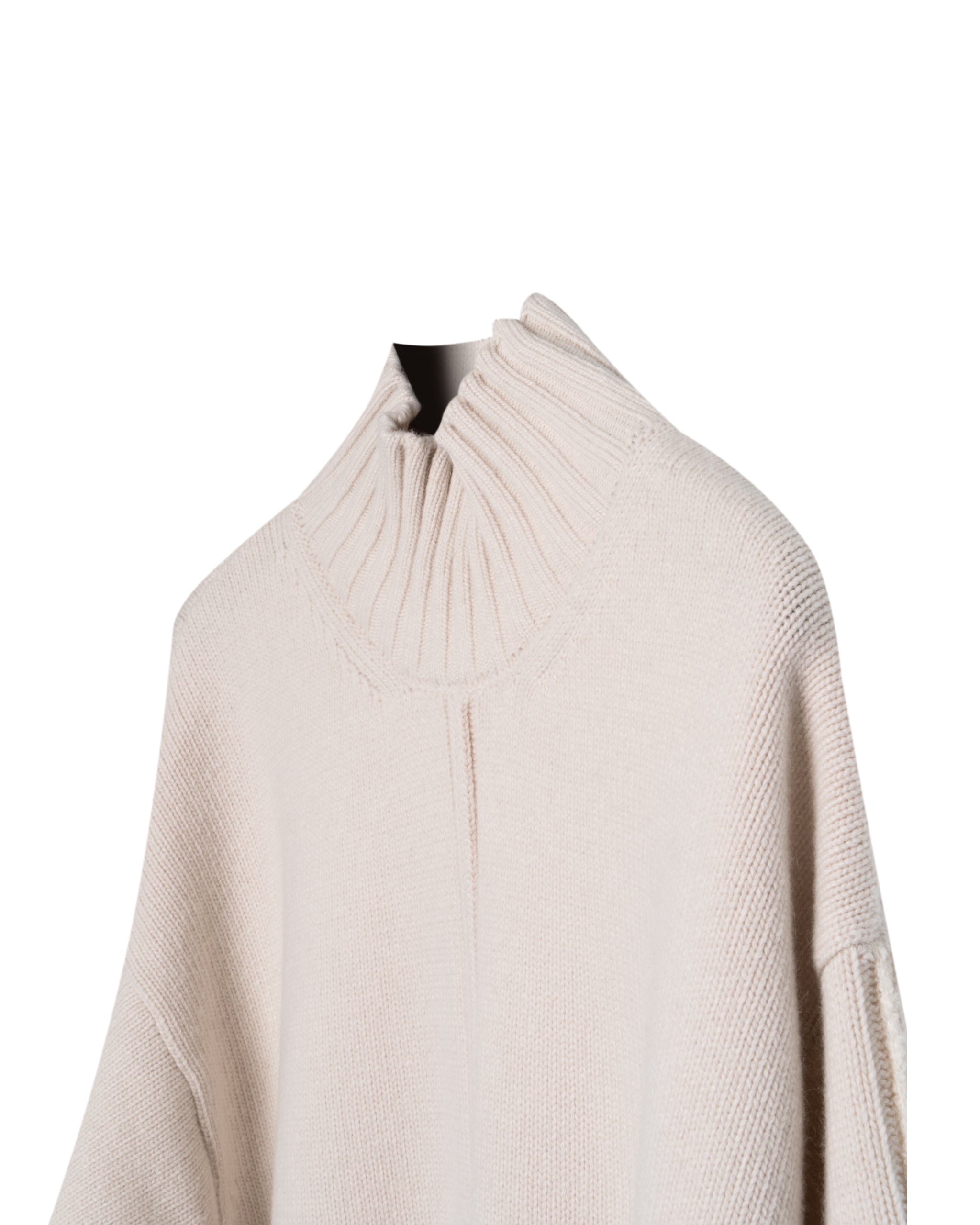 WOOL BLEND OVERSIZE ROLLNECK SWEATER