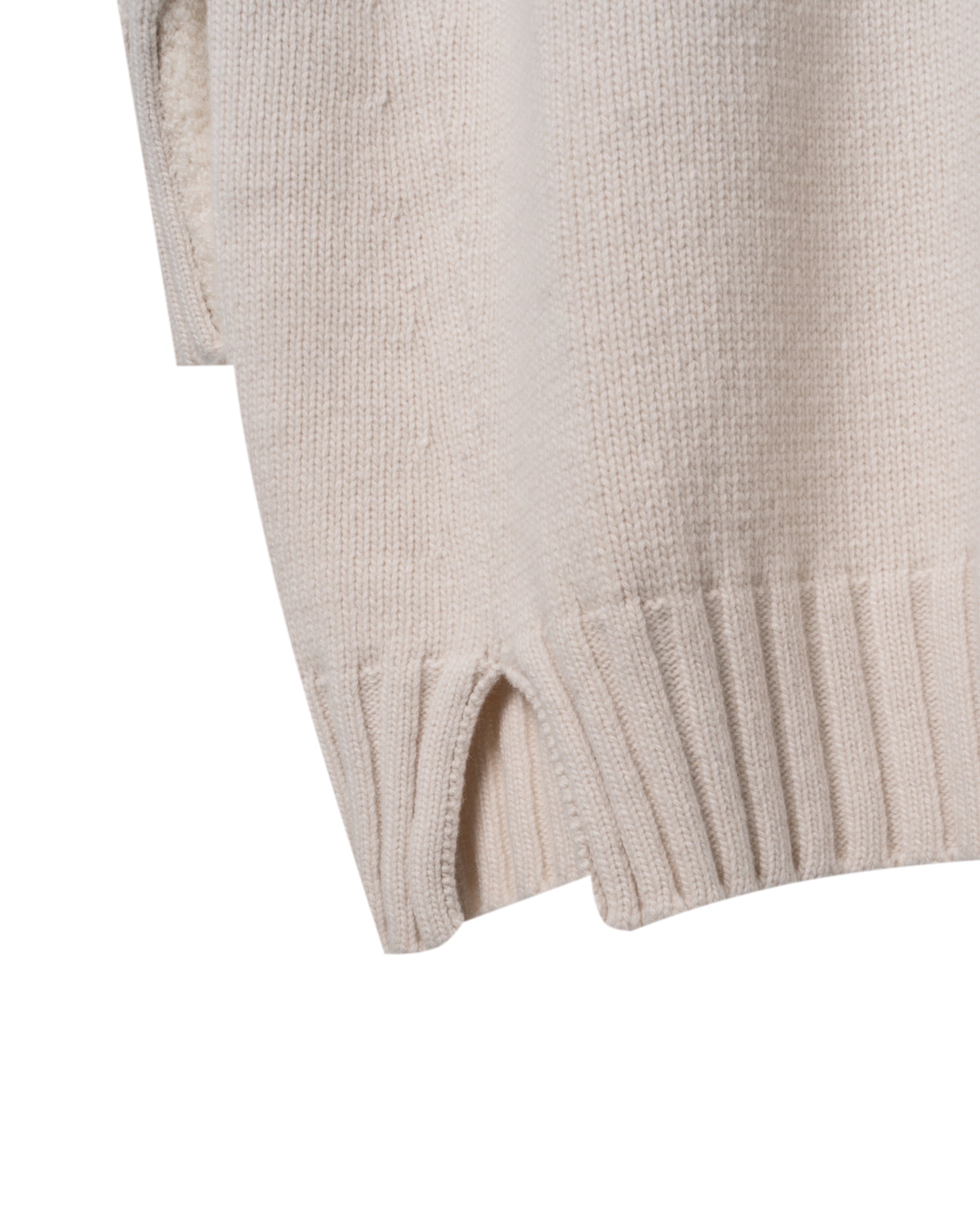 WOOL BLEND OVERSIZE ROLLNECK SWEATER