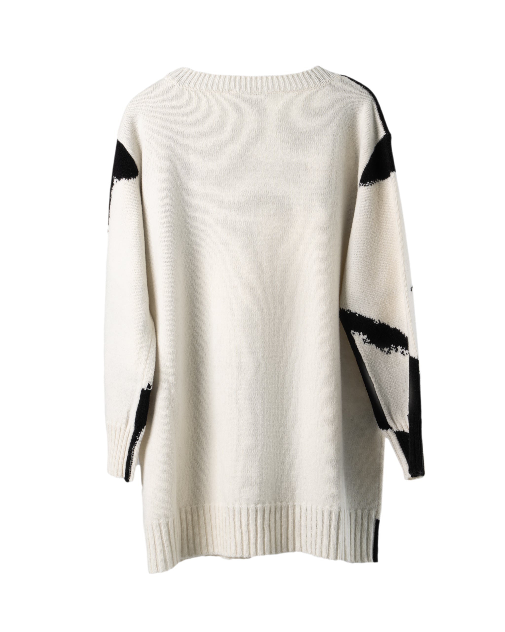 WOOL BLEND ALICE COOPER FACE CREW NECK SWEATER