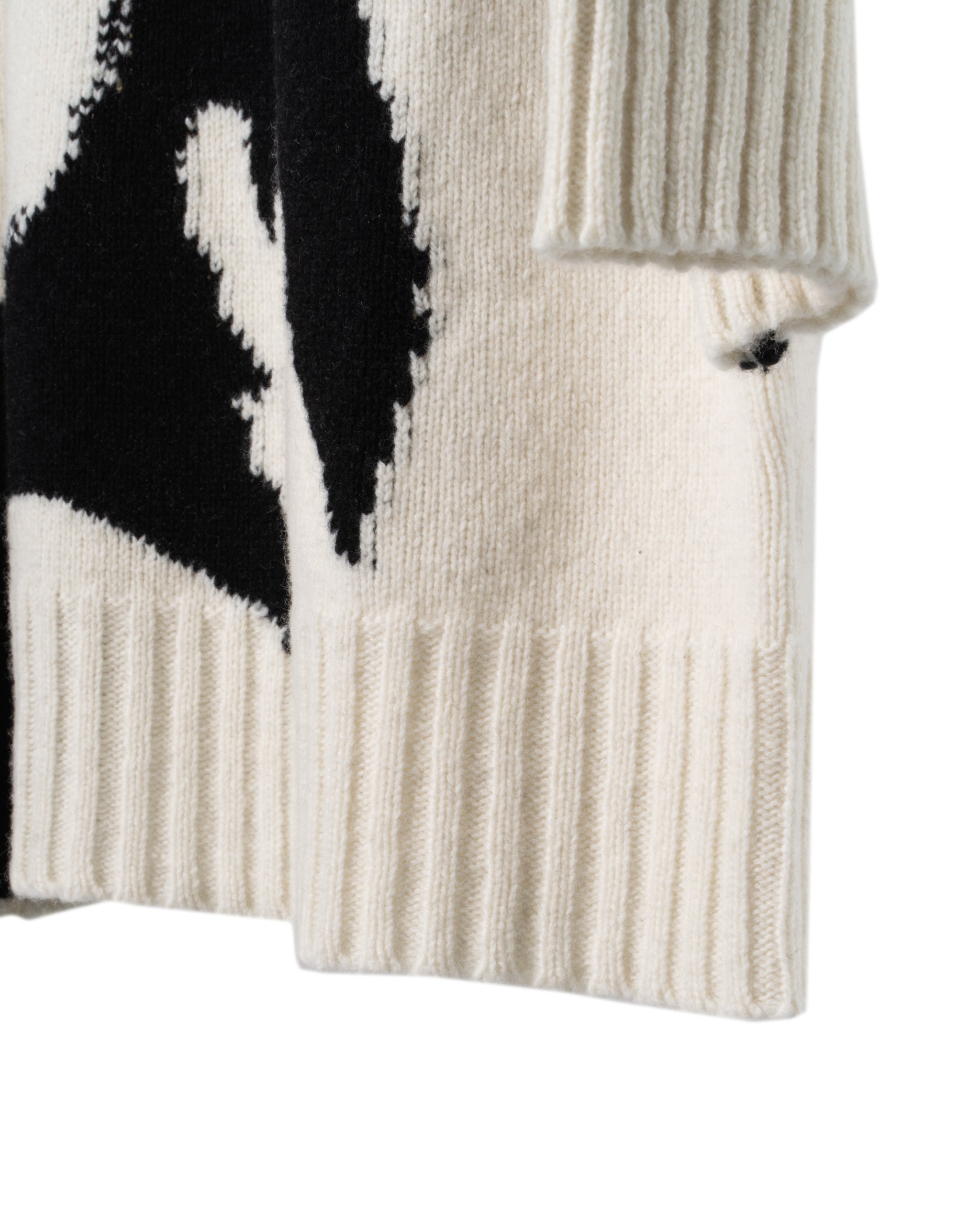 WOOL BLEND ALICE COOPER FACE CREW NECK SWEATER