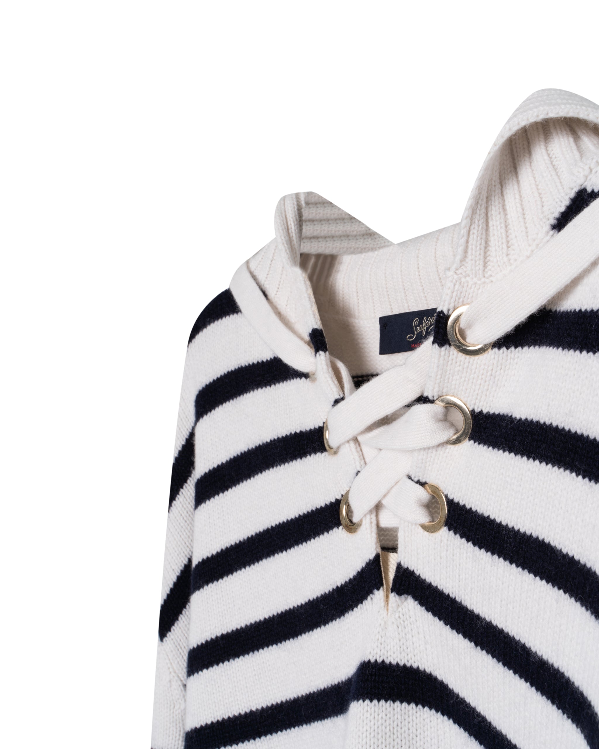 CASHMERE BLEND SEAFARER KNIT SWEATER