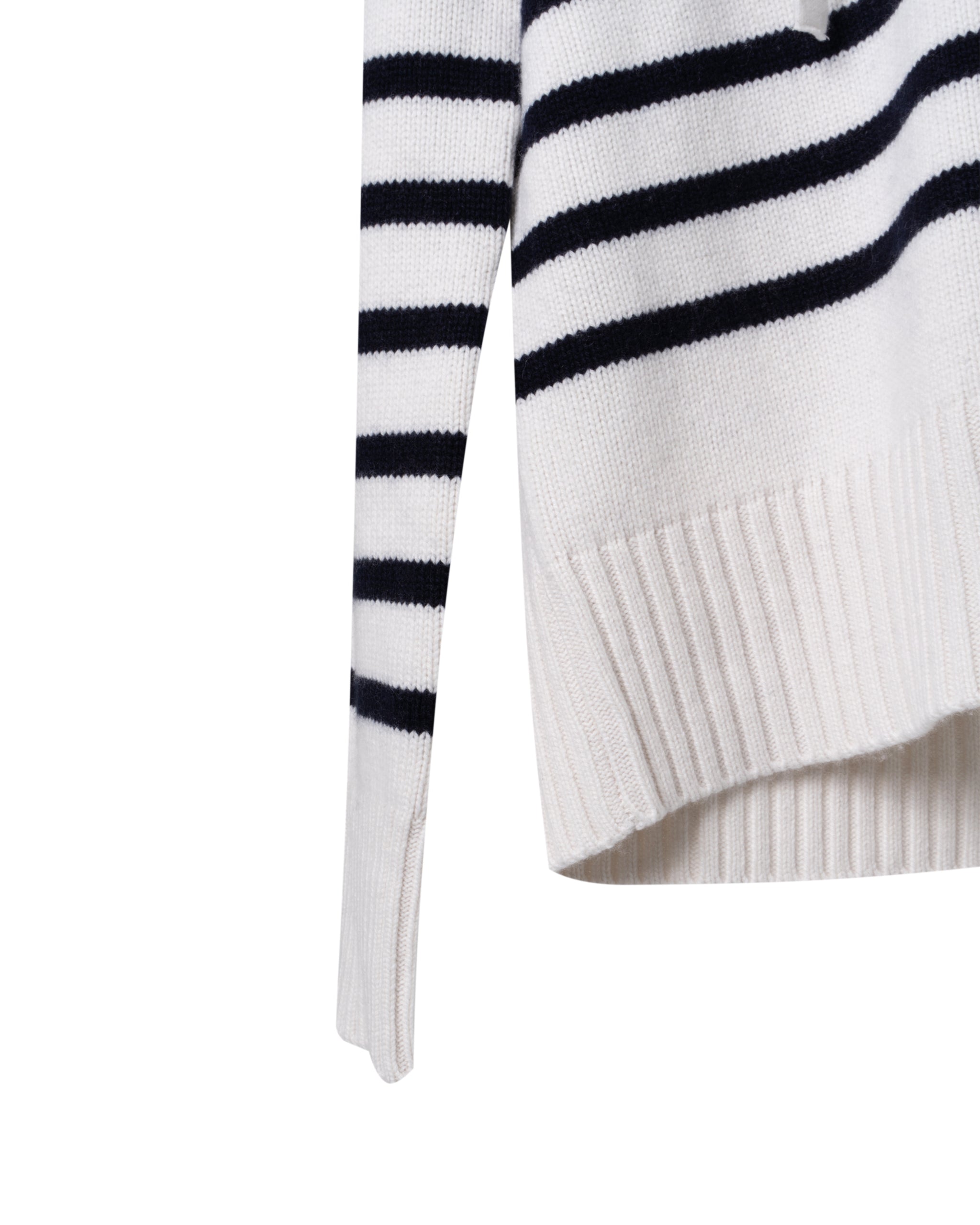 CASHMERE BLEND SEAFARER KNIT SWEATER