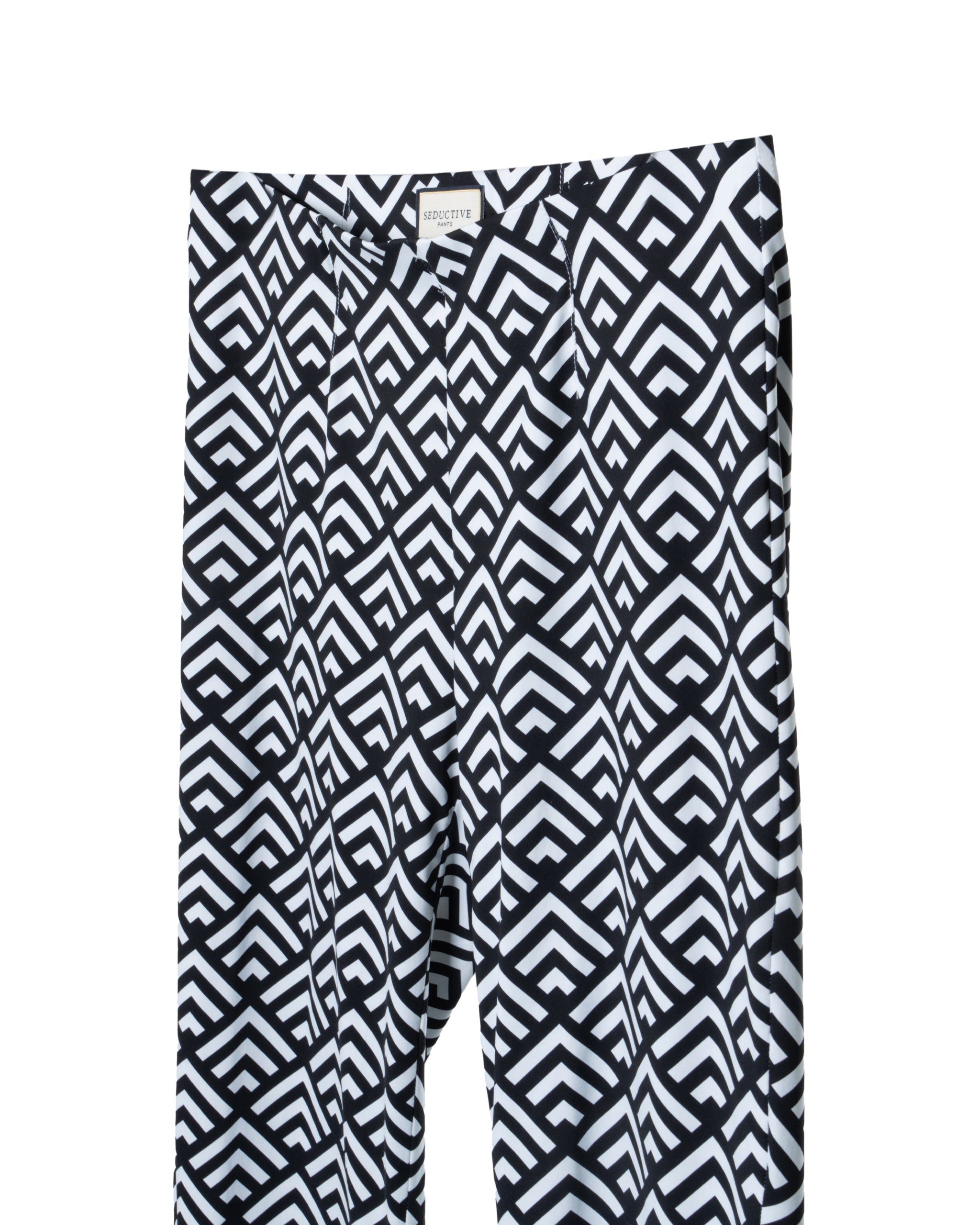 TRIANGLE PRINT SUPERSTRETCH PANTS