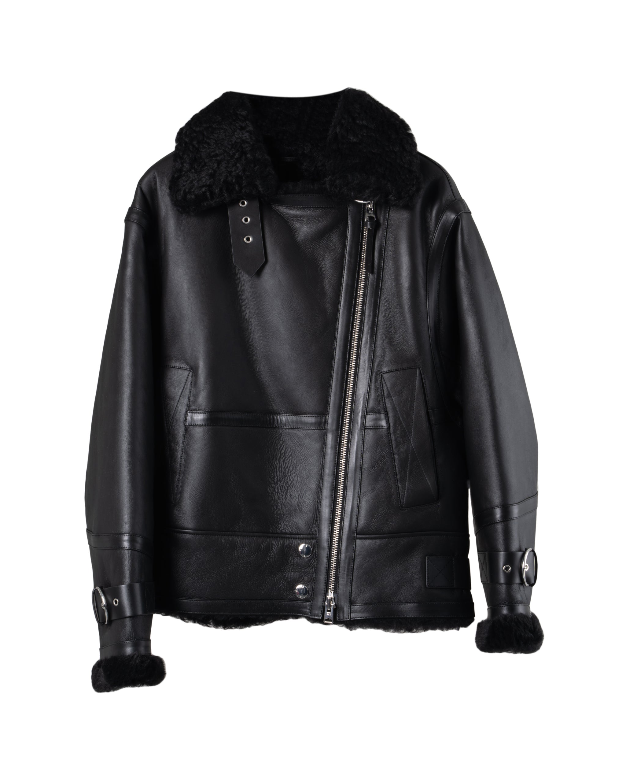 ISLA NAPPA SHEARLING BOMBER