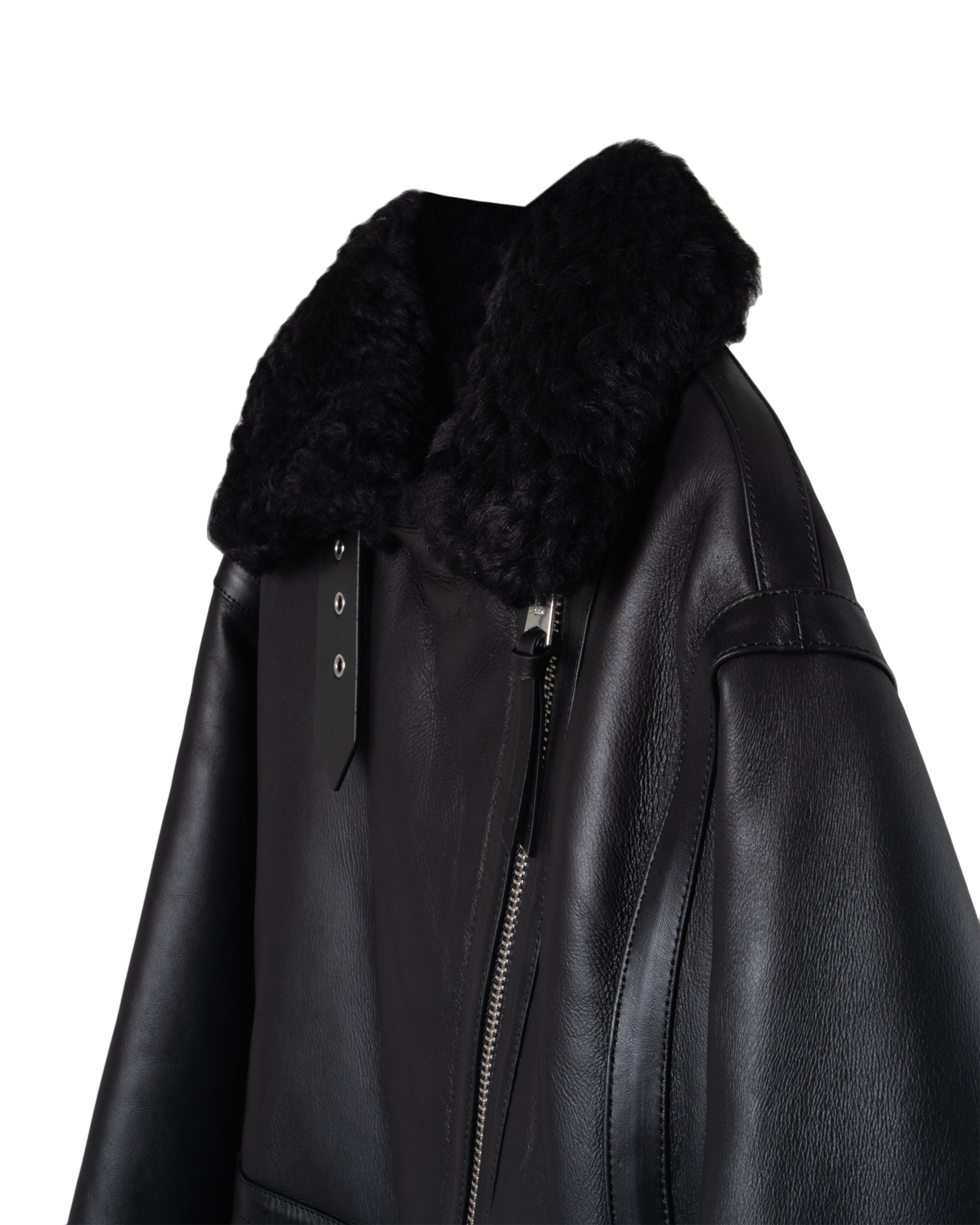 ISLA NAPPA SHEARLING BOMBER