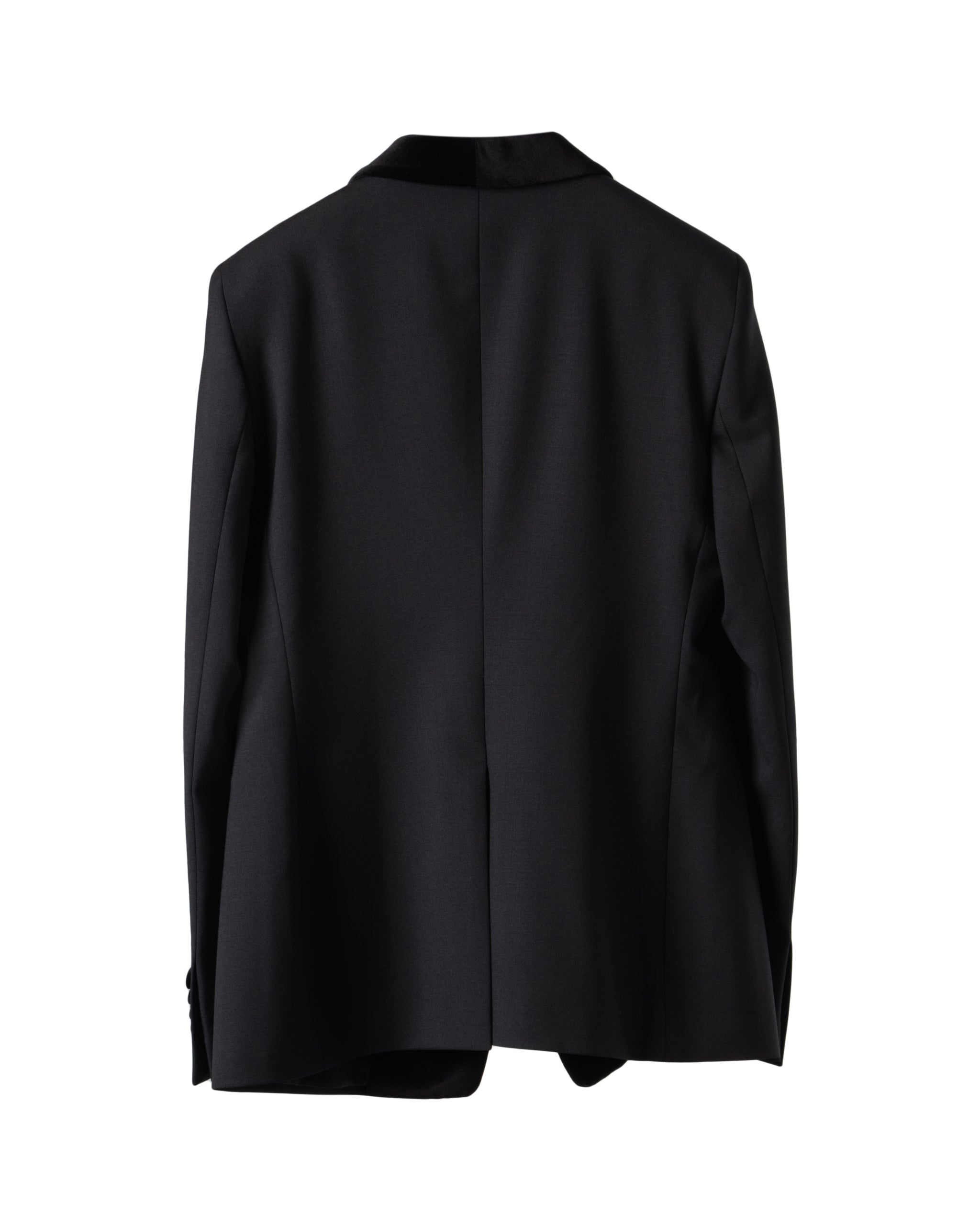 WOOL STRETCH VELVET TAXIDO BLAZER