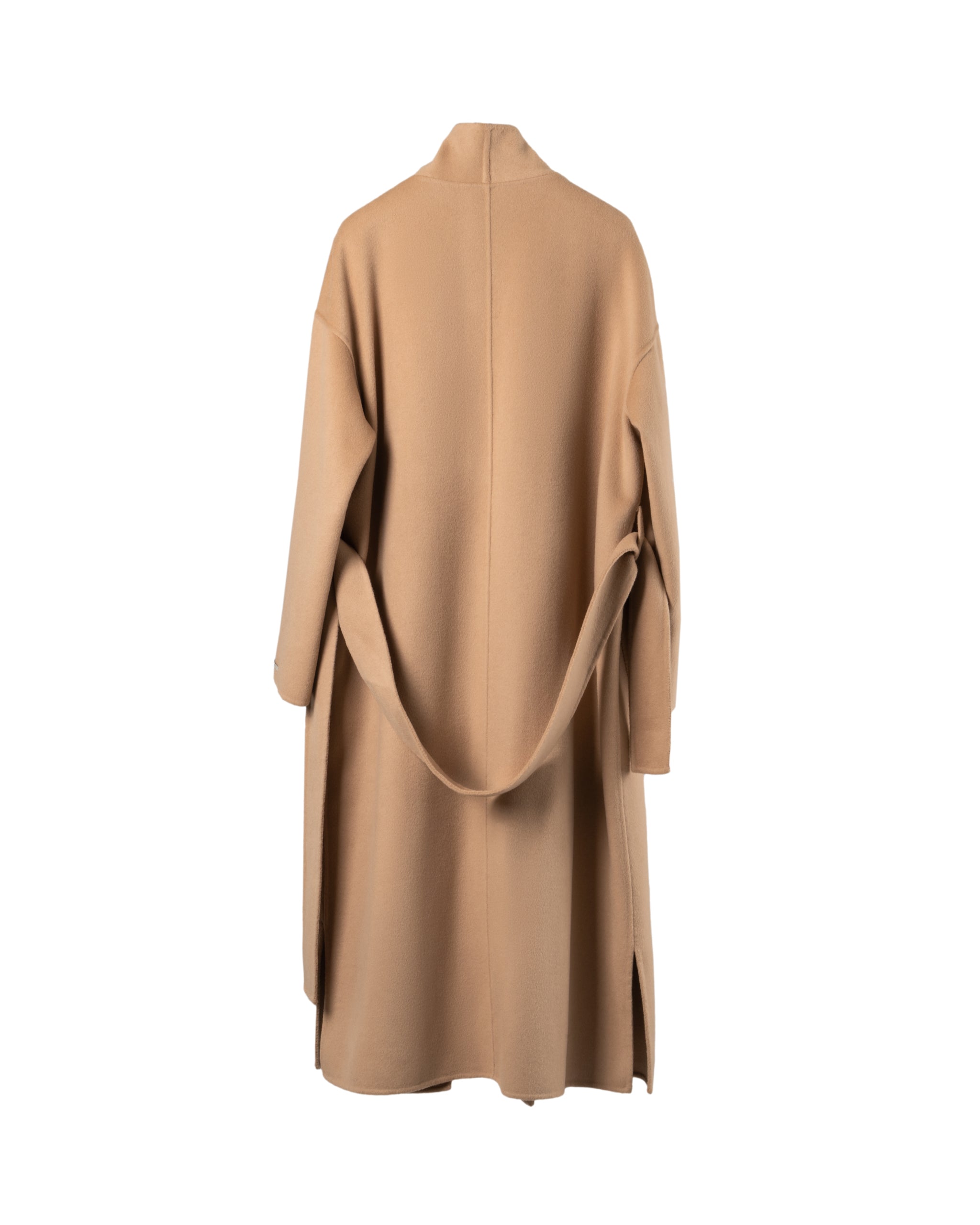 LONG BELTED UNLINED COAT