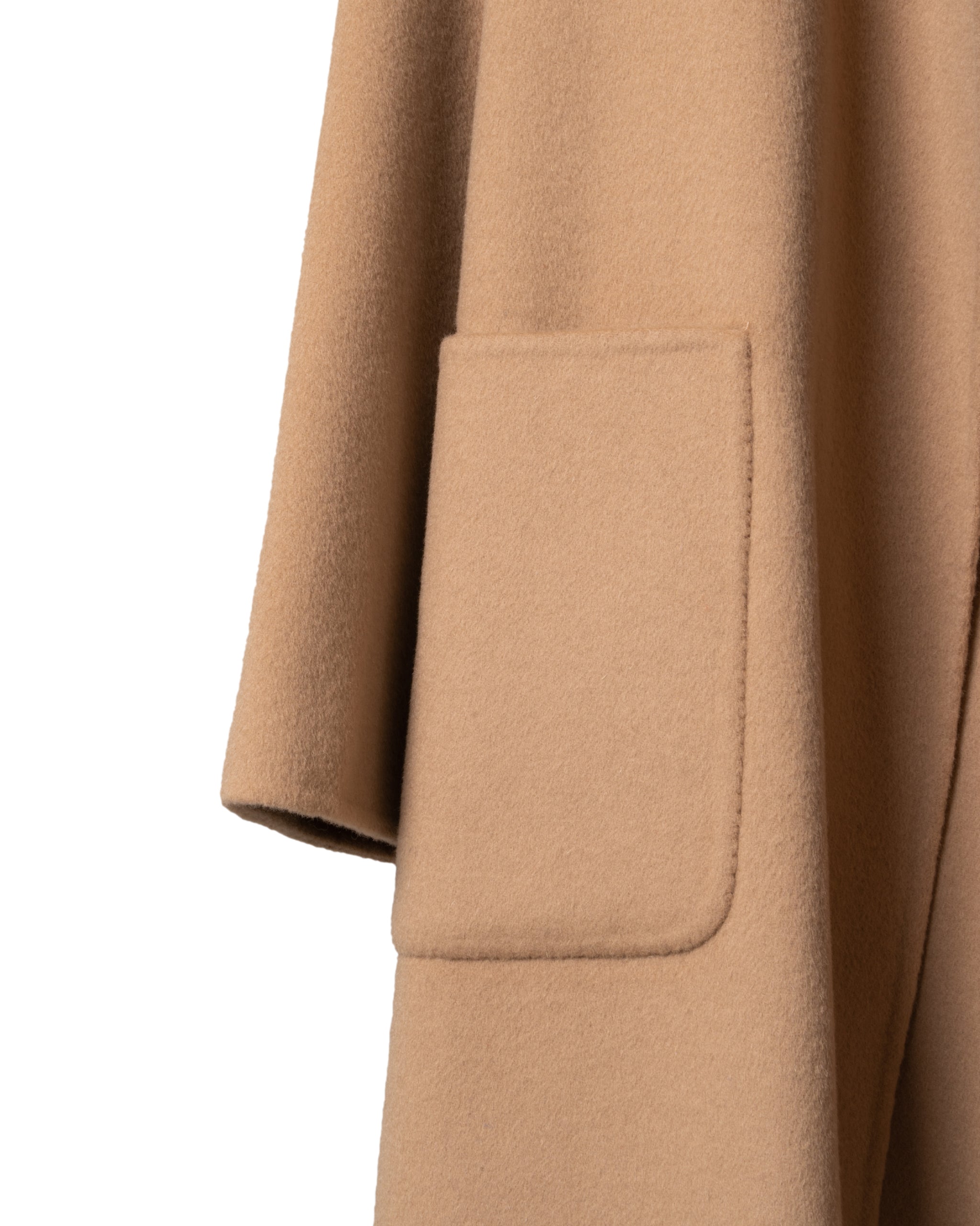 LONG BELTED UNLINED COAT