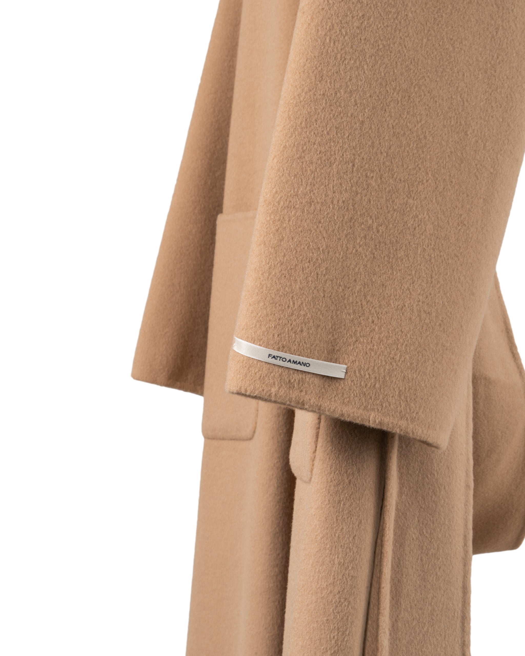 LONG BELTED UNLINED COAT