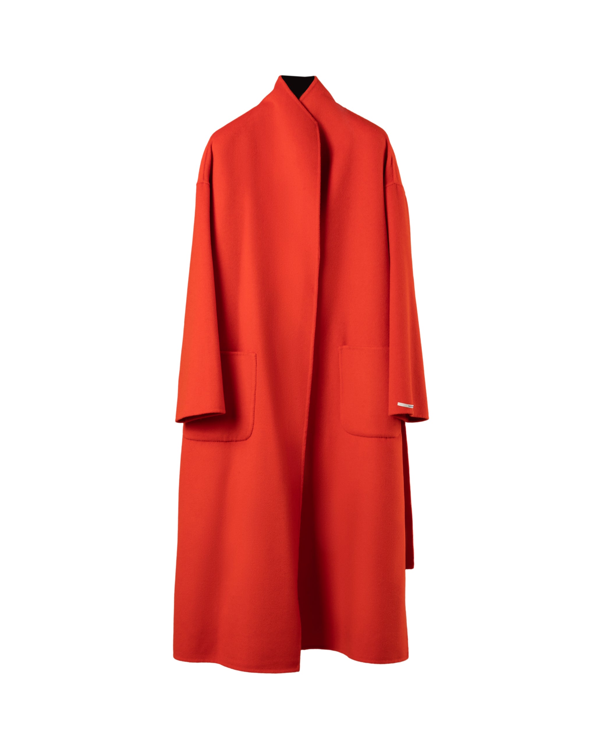 LONG BELTED UNLINED COAT