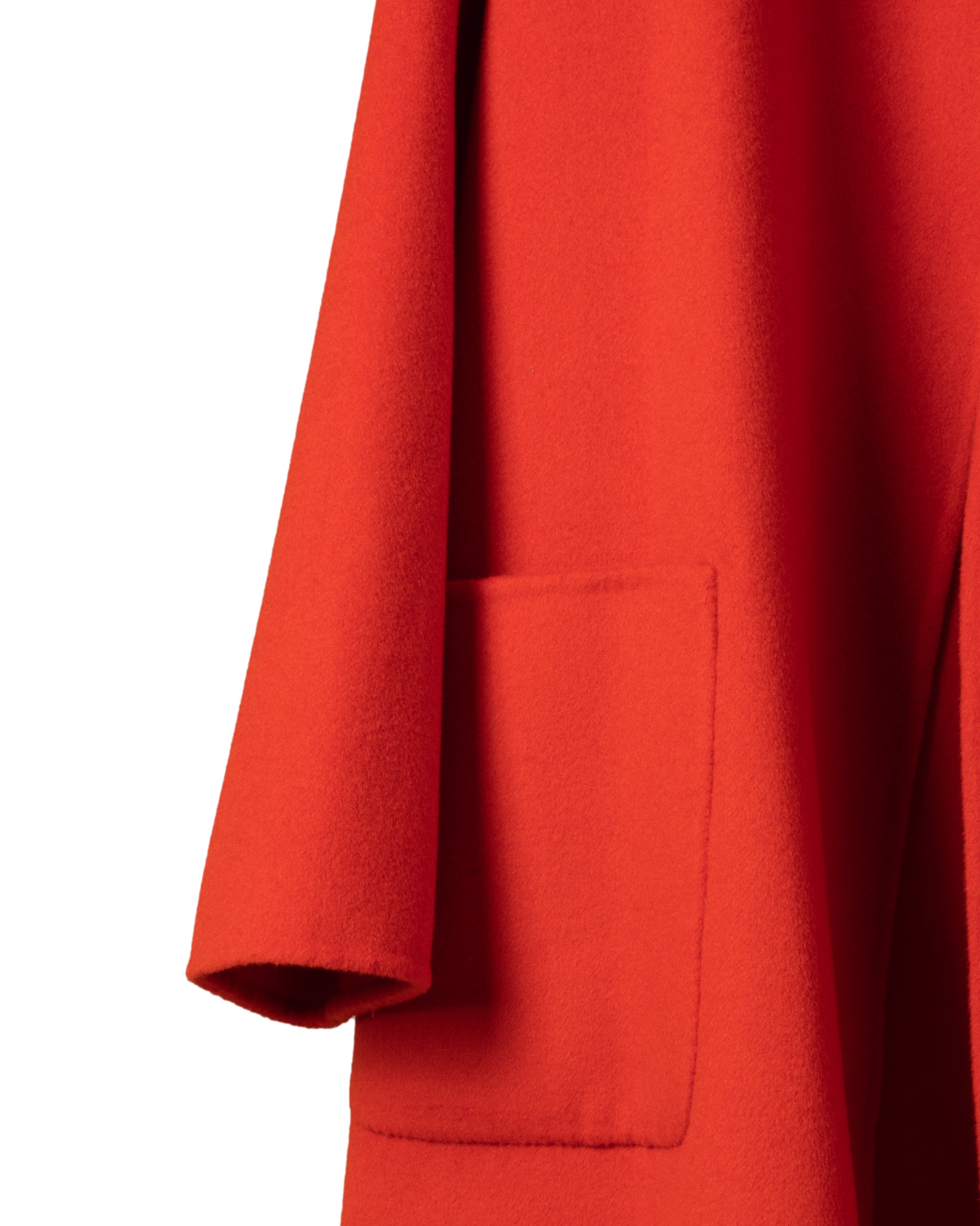 LONG BELTED UNLINED COAT