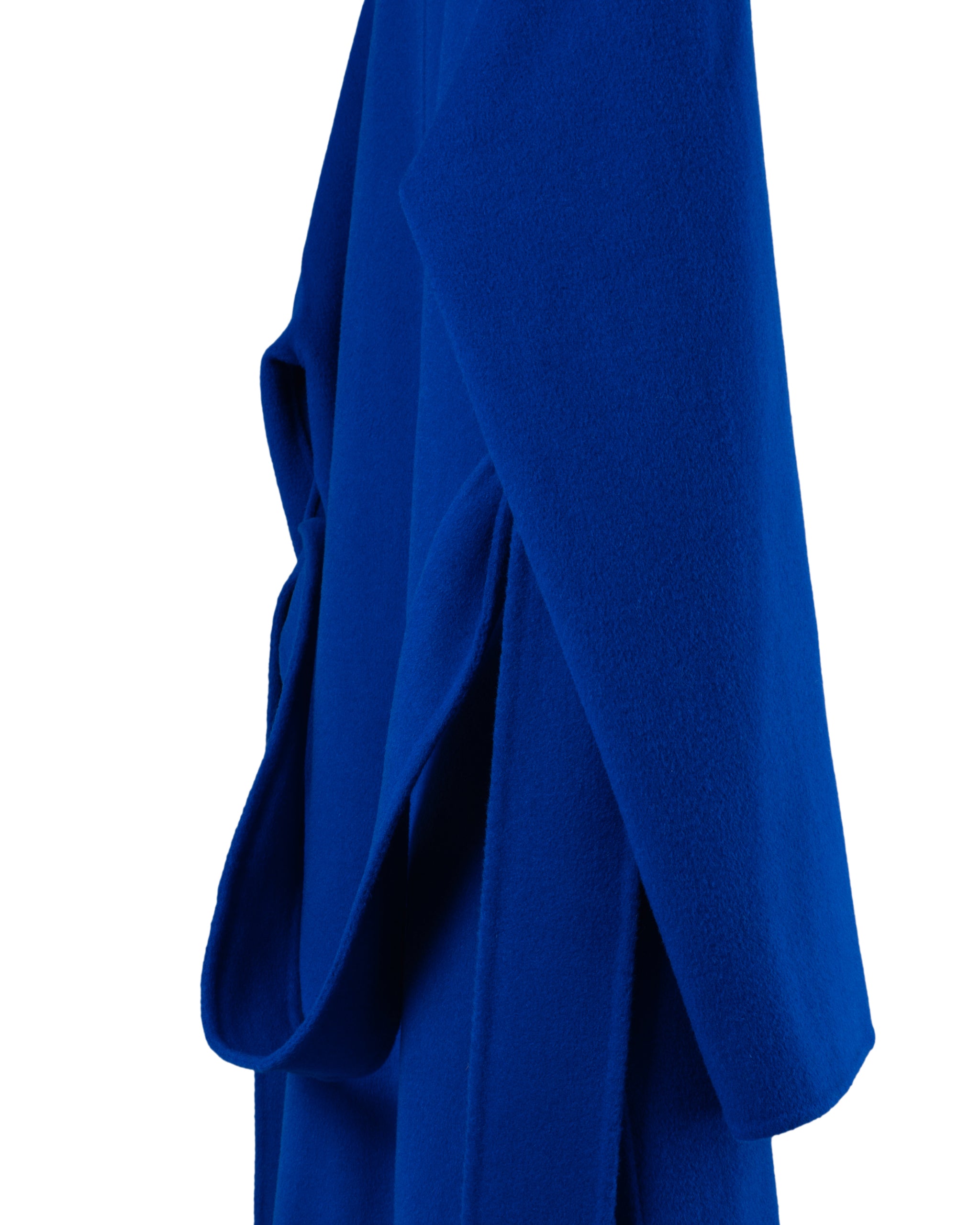 SHORT UNLINED BELTED COAT