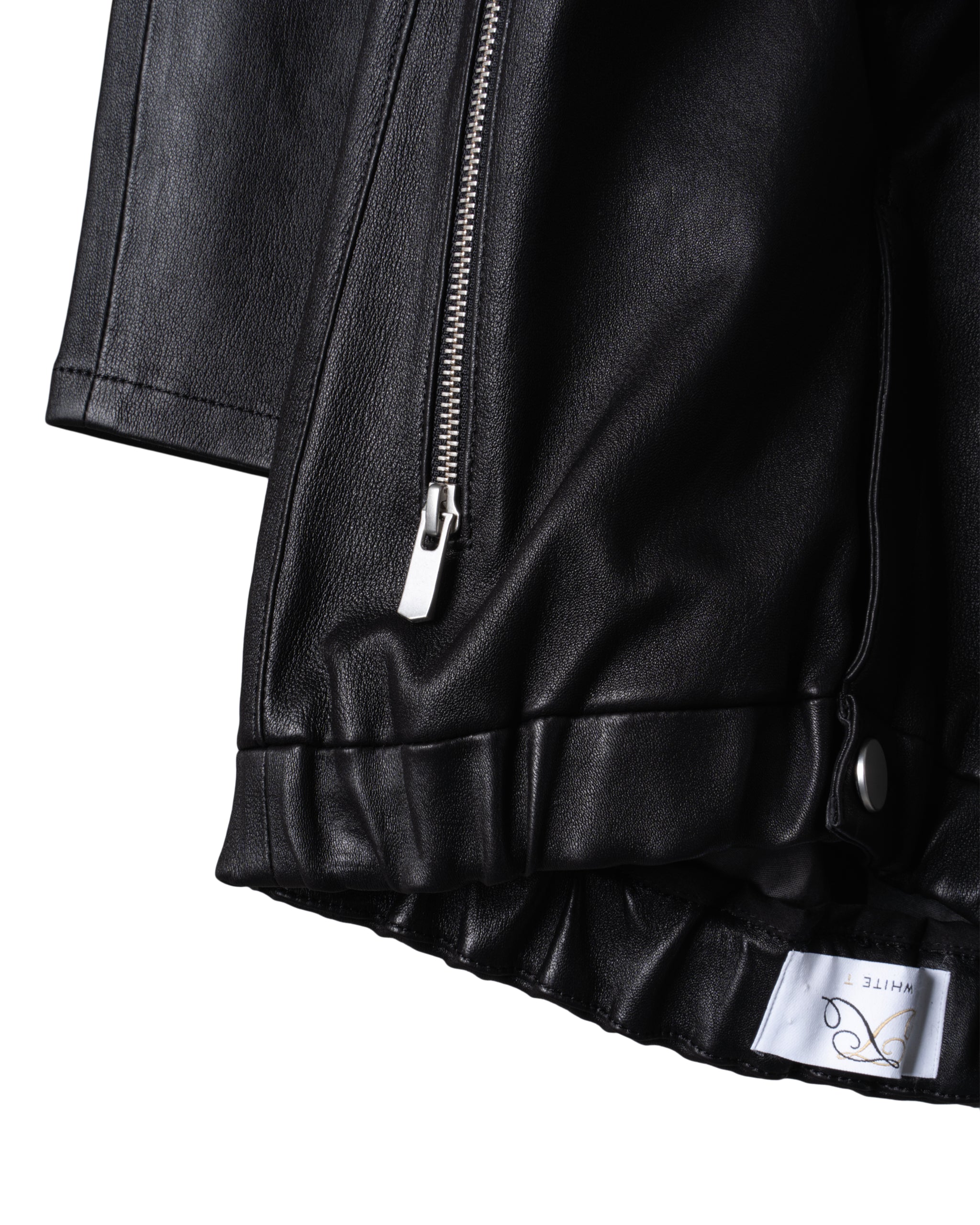 NAPPA-STRETCH LEATHER BIKER PANTS