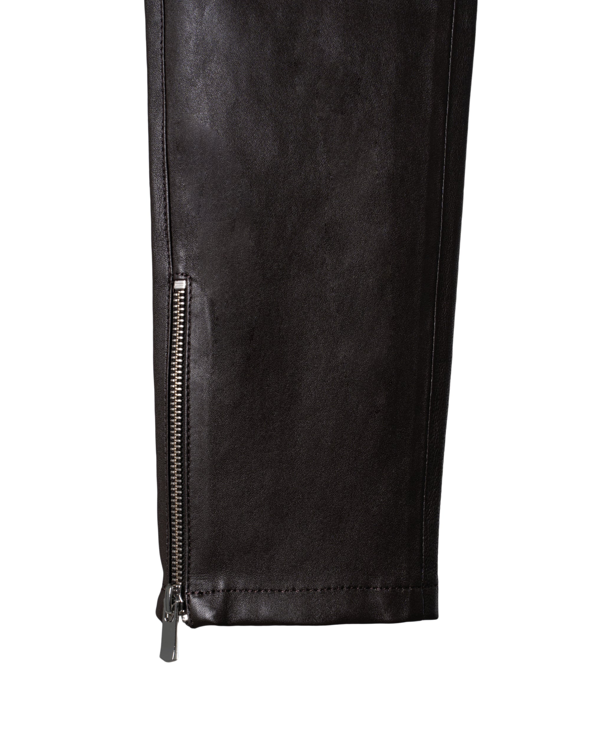 NAPPA-STRETCH LEATHER BIKER PANTS