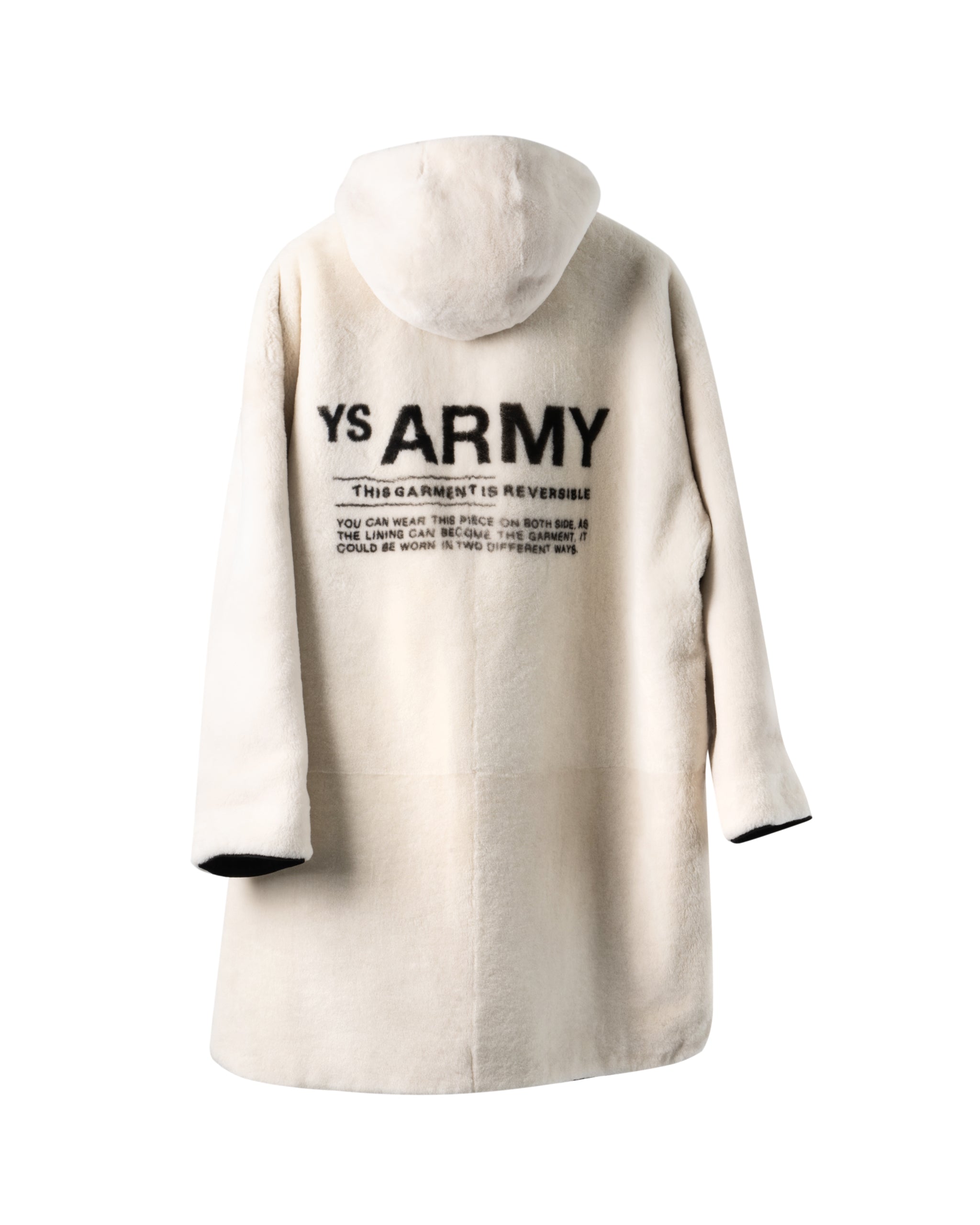 REVERSABLE-NYLON SHEARLING PARKA