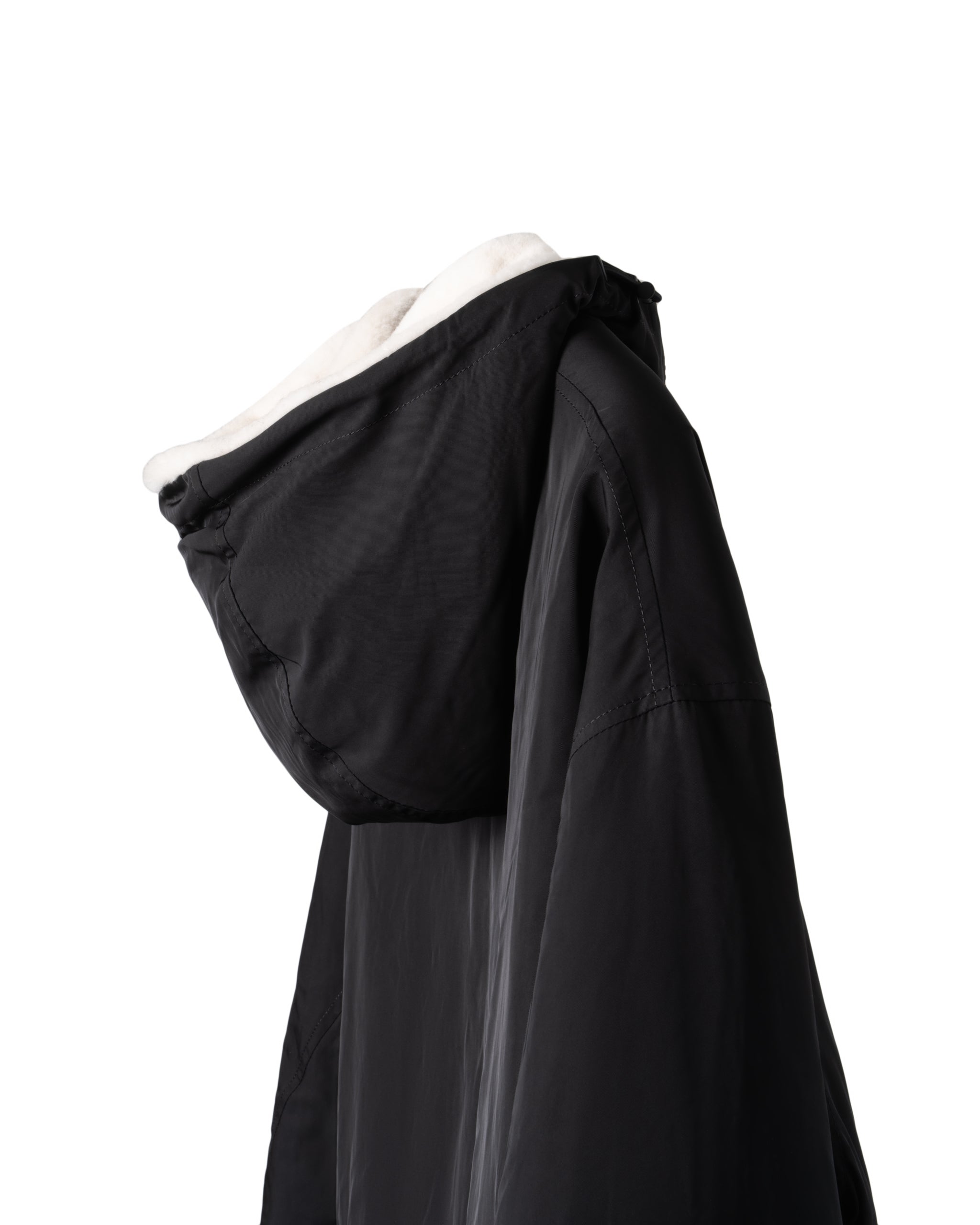 REVERSABLE-NYLON SHEARLING PARKA