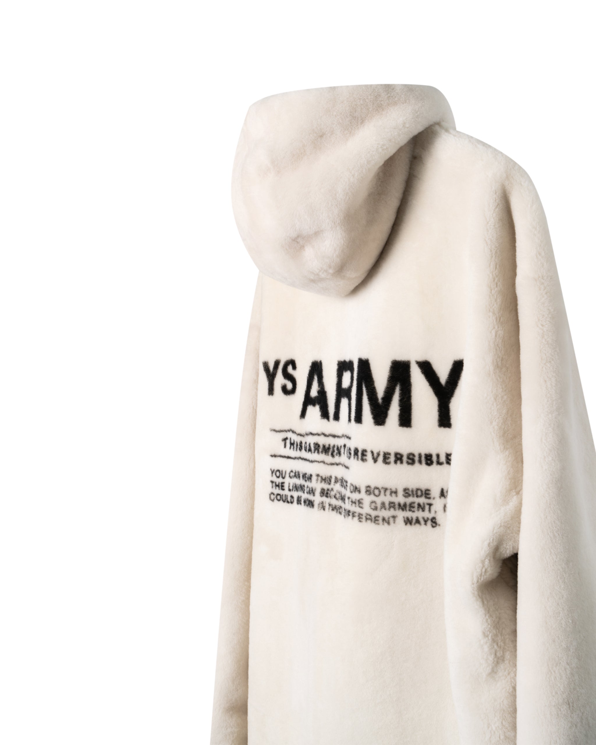 REVERSABLE-NYLON SHEARLING PARKA