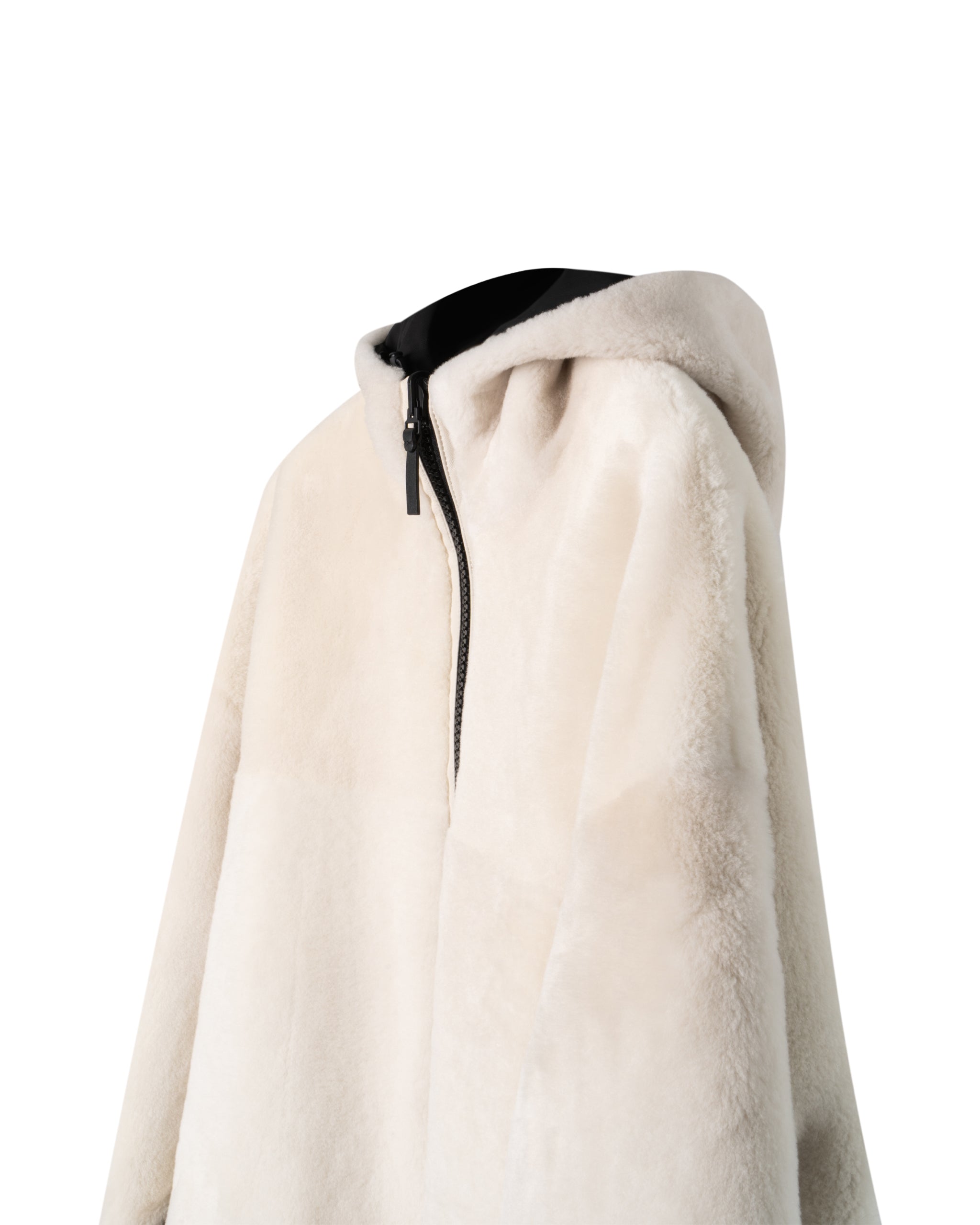 REVERSABLE-NYLON SHEARLING PARKA
