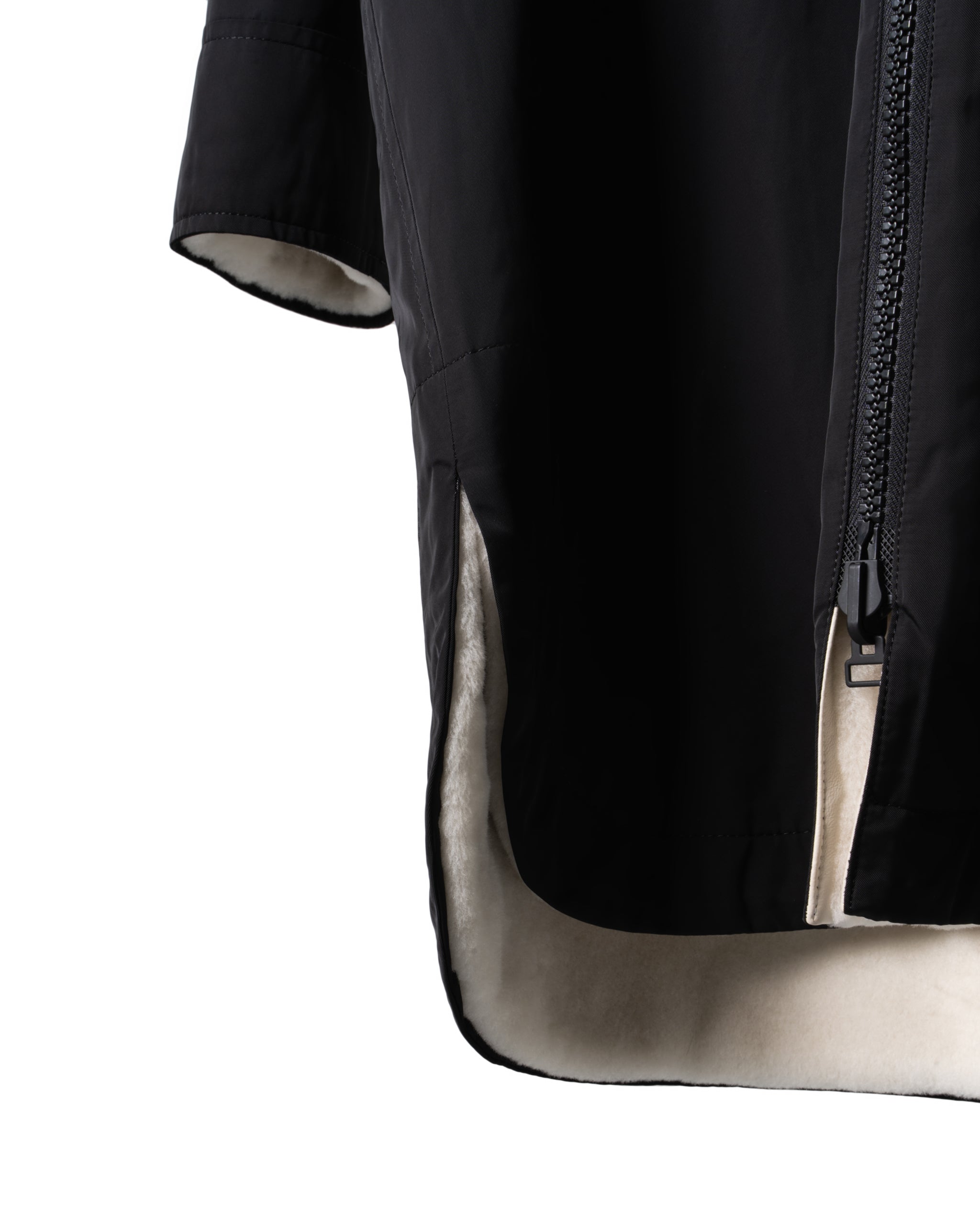 REVERSABLE-NYLON SHEARLING PARKA