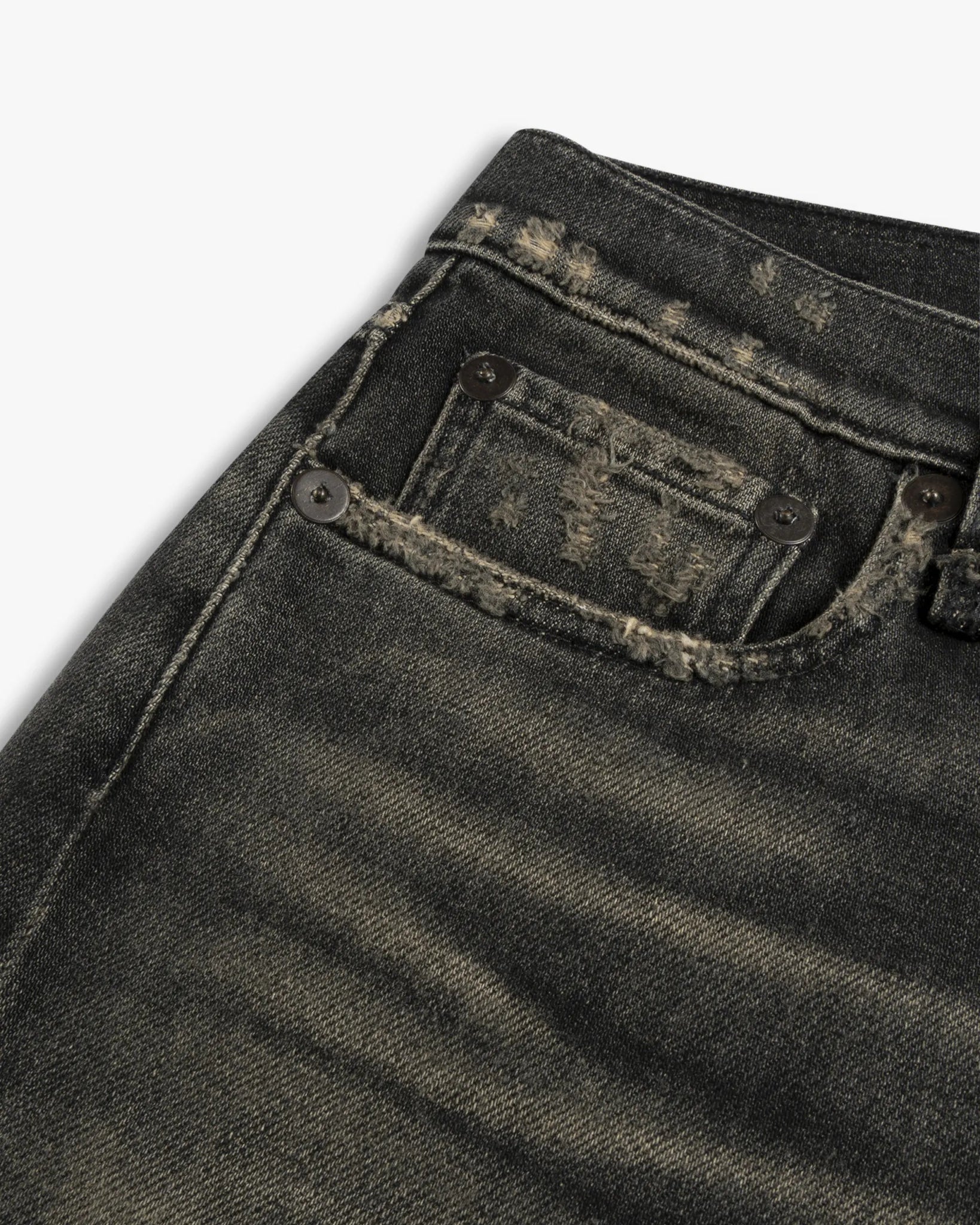 Abbey Schwarze Boyfriend Denim Jeans von R13 New York - Trousers R13 WOMEN