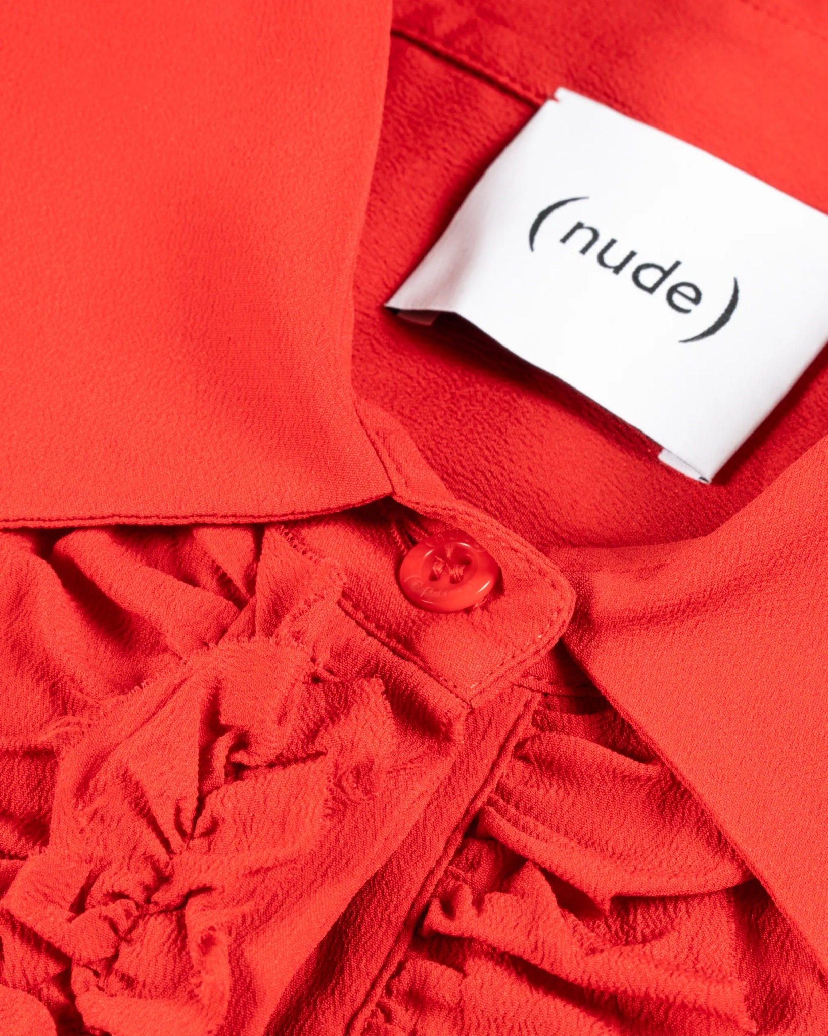 Acetat - Seiden - Mix - Rüschenbluse von Nude - Blouses NUDE