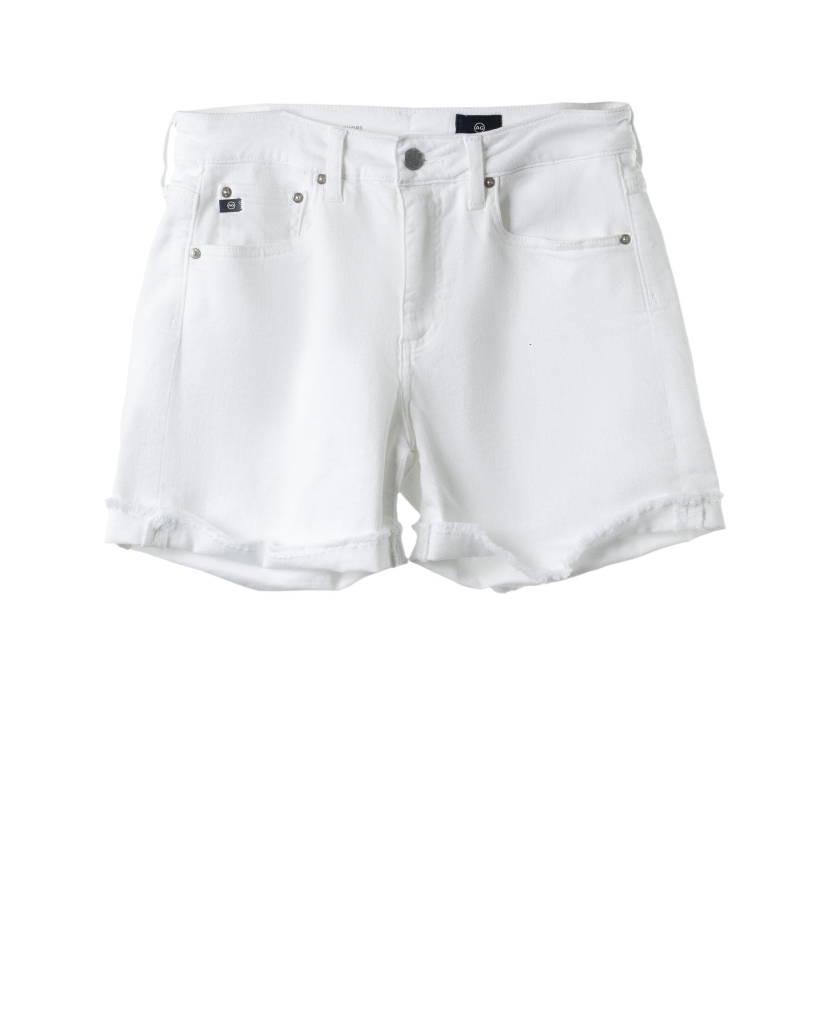 ADRIANO GOLDSCHMIED | EX BOYFRIEND CUFF SHORTS - Denim AG Denim