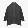Anthrazitfarbener Belted Fashion Cardigan von Dagmar von Schmaus - Knitwear DAGMAR V. SCHMA
