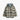 Aqua Braunfarbener Zweireihiger Karo Kurzmantel von Mouche - Coats & Jackets MOUCHE