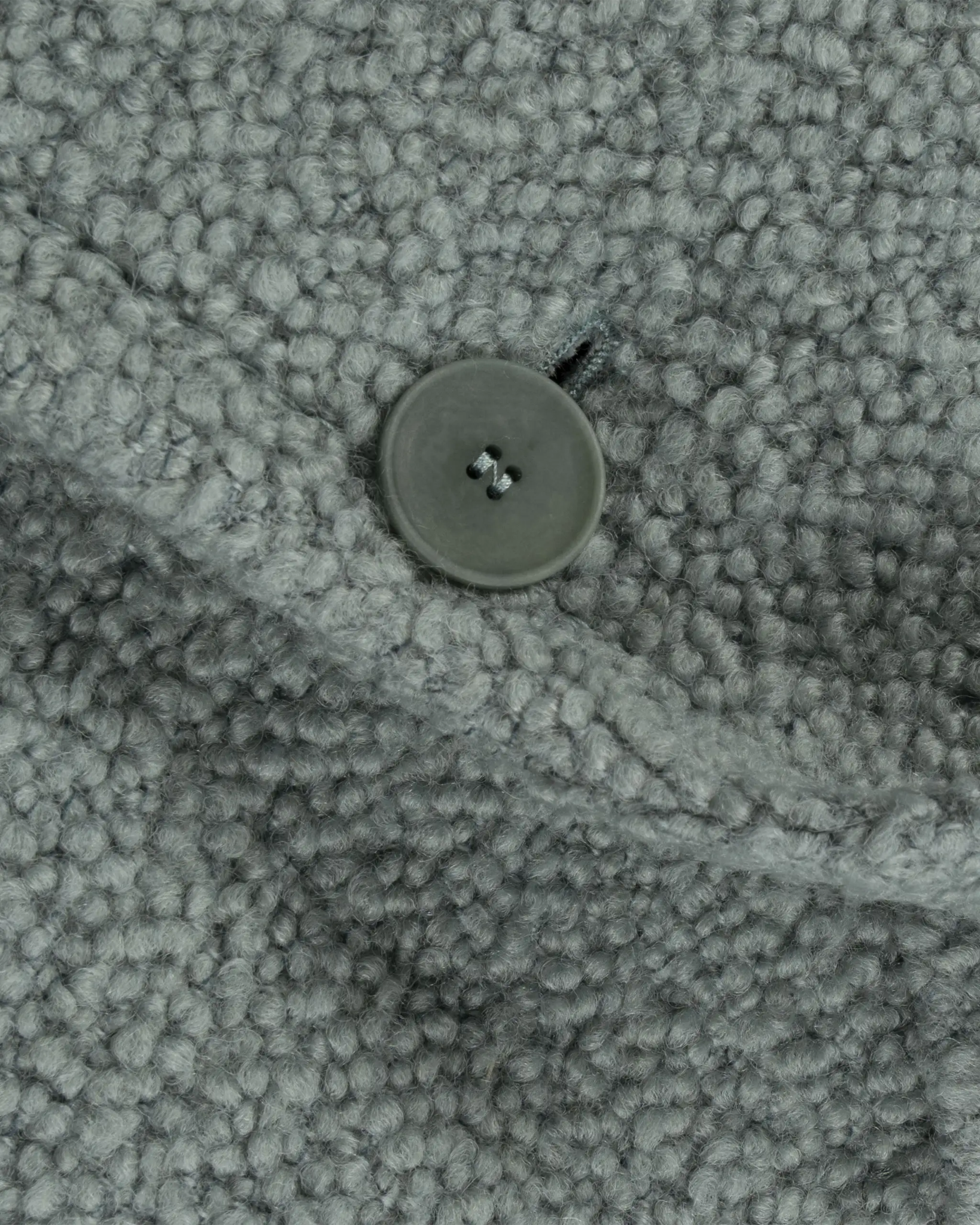 Aquafarbener Langer Einreiher Mantel von Mouche - Coats & Jackets MOUCHE