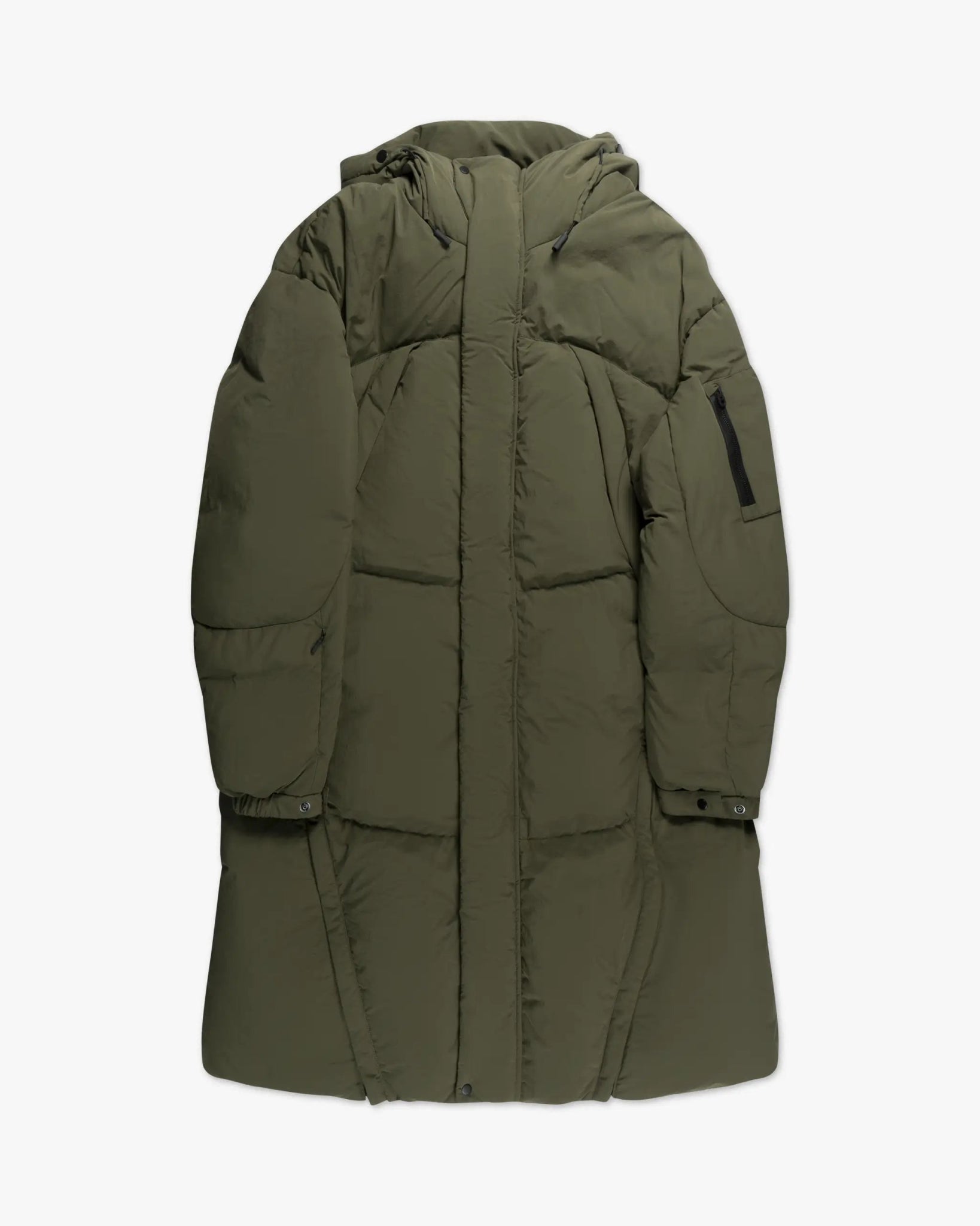 Armygrüne Kapuzen Parka Mantel von JG1 - Coats & Jackets JG1 BY JUSTIN