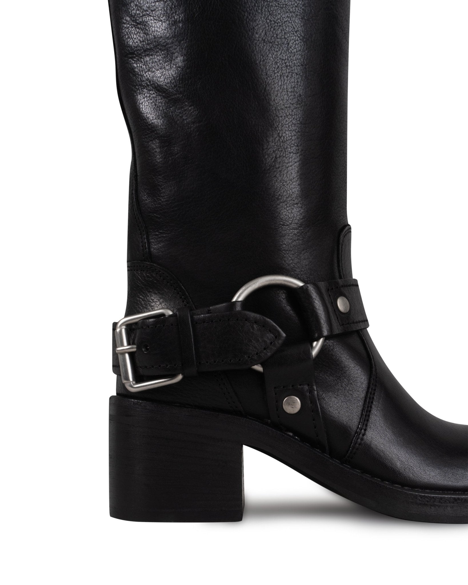 ASH | HIGH LAMB BASS BIKER BOOTS - Shoes ASH