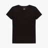 Auberginefarbenes Halbarm Rundhals Basic Shirt von Majestic Filatures Deluxe - Shirts MAJESTIC
