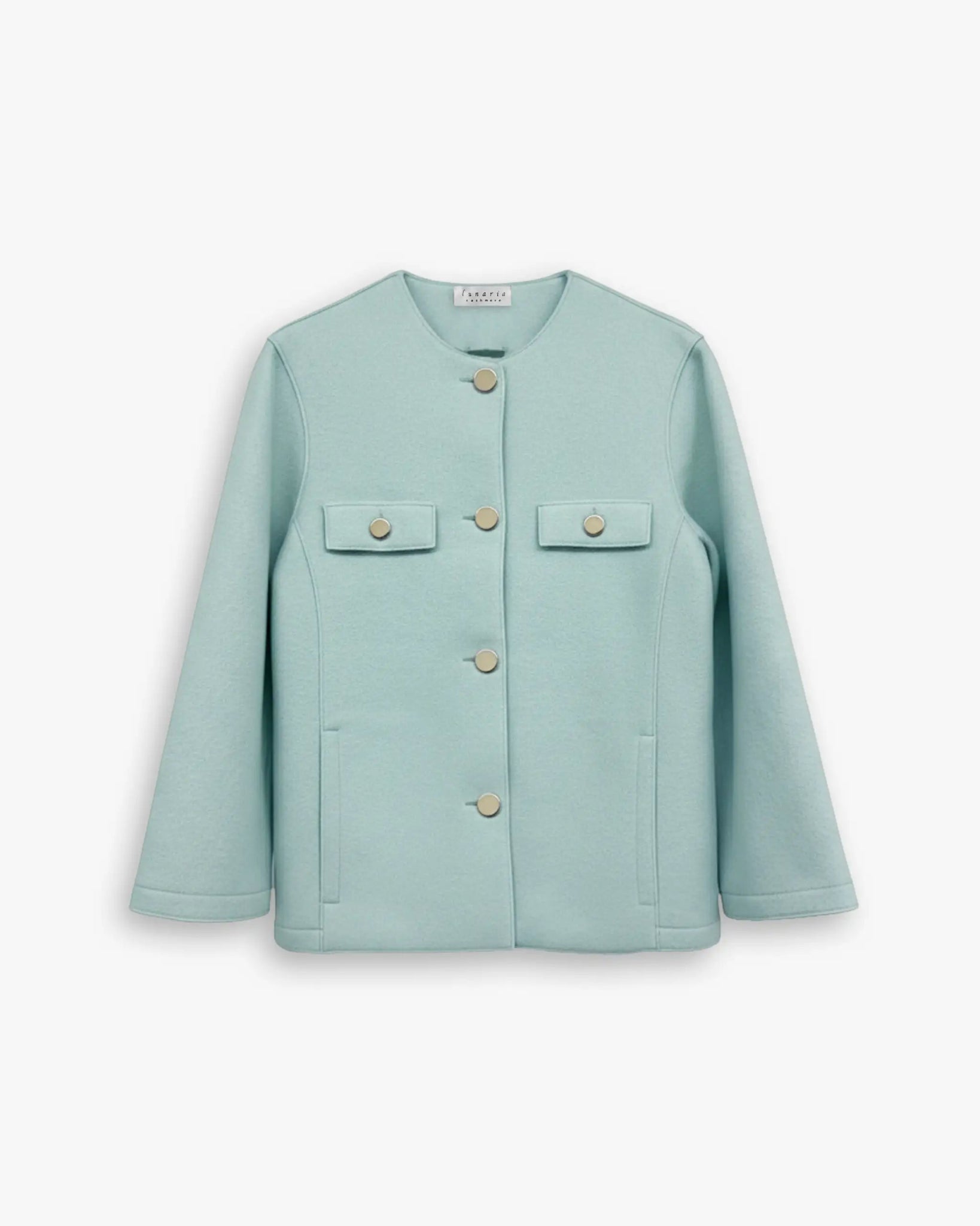 Auricola Cashmere - Chaneljacke zweifädig gewalkt von Lunaria - Knitwear LUNARIA