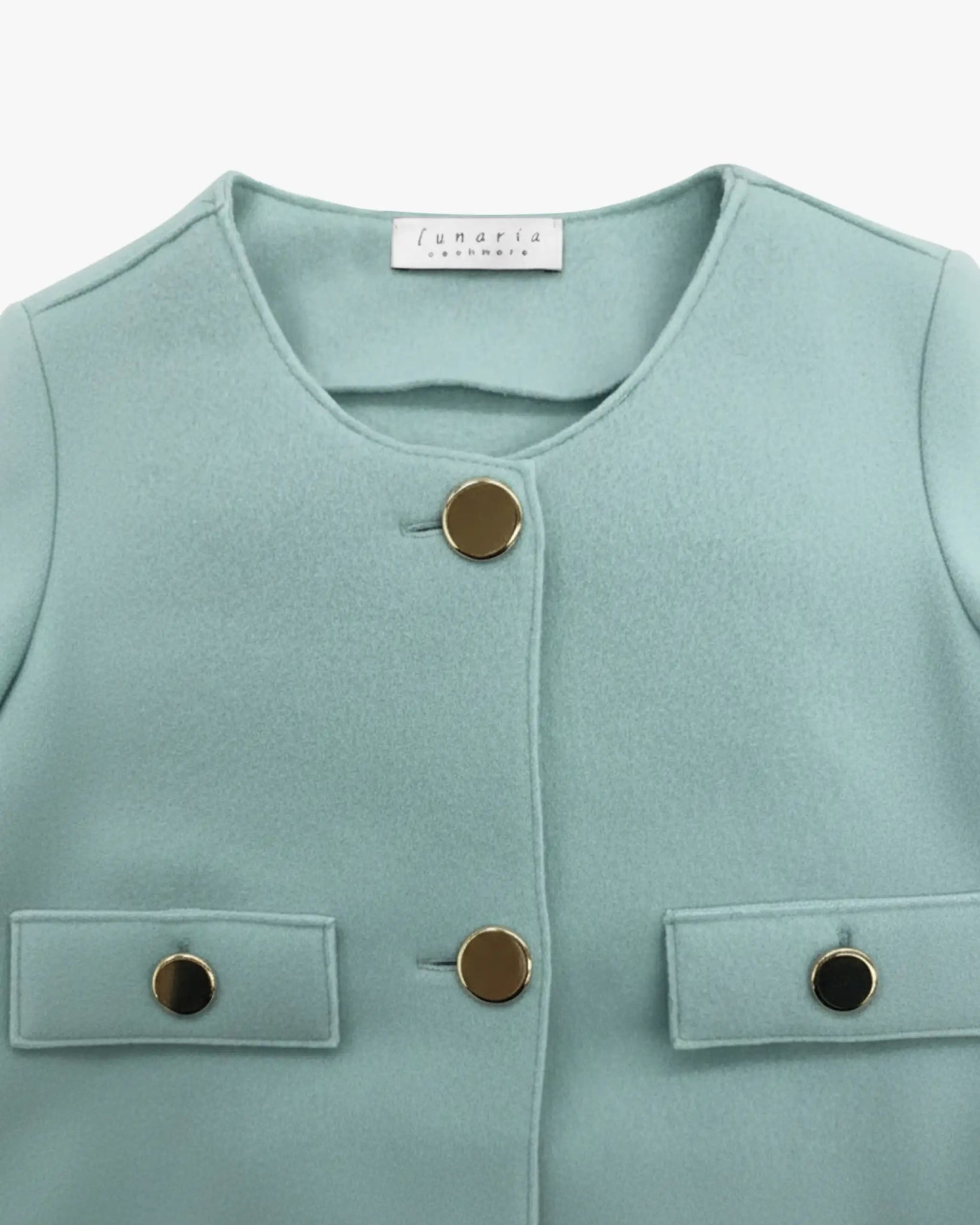 Auricola Cashmere - Chaneljacke zweifädig gewalkt von Lunaria - Knitwear LUNARIA