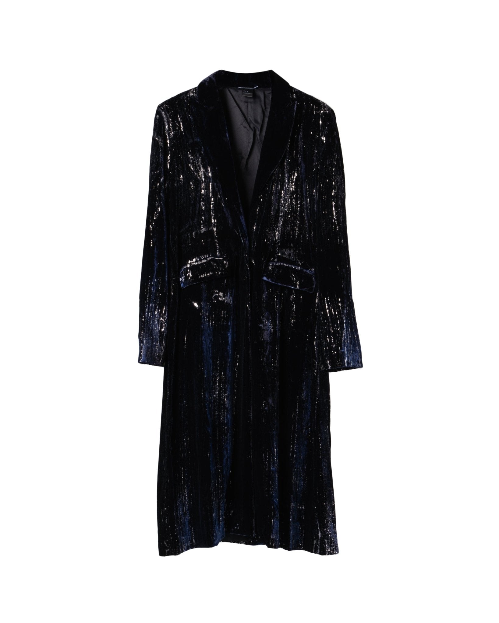 AVANT TOI | STRETCH VELVET LONG COAT WIT LAMINATION - Coats & Jackets AVANT TOI