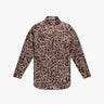 Barolofarbene Seidenbluse von Caliban - Blouses CALIBAN