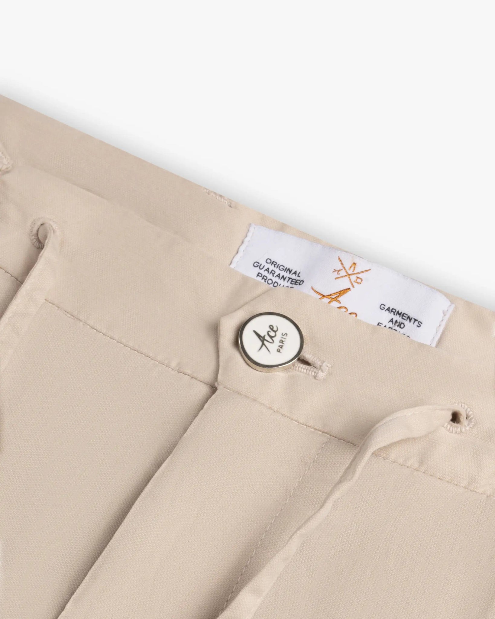 Beige Reserva Stretch Jogginghose von ACE Denim - Trousers ACE DENIM