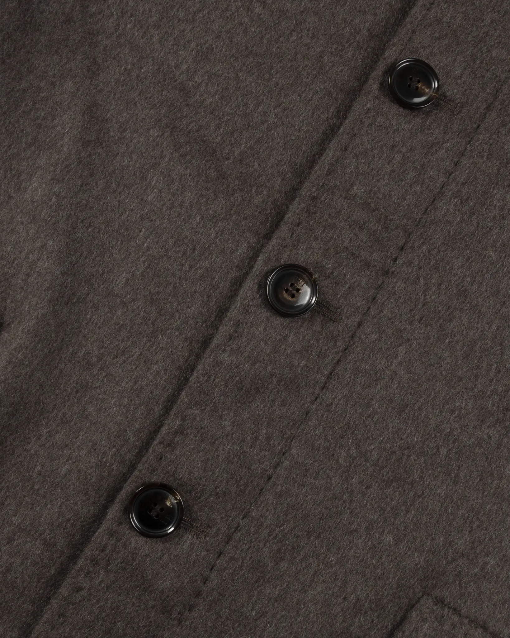 Beigefarbener Doubleface Wool Cashmere Zip Button Mantel von Luciano Barbera - Blazers LUCIANO BARBERA