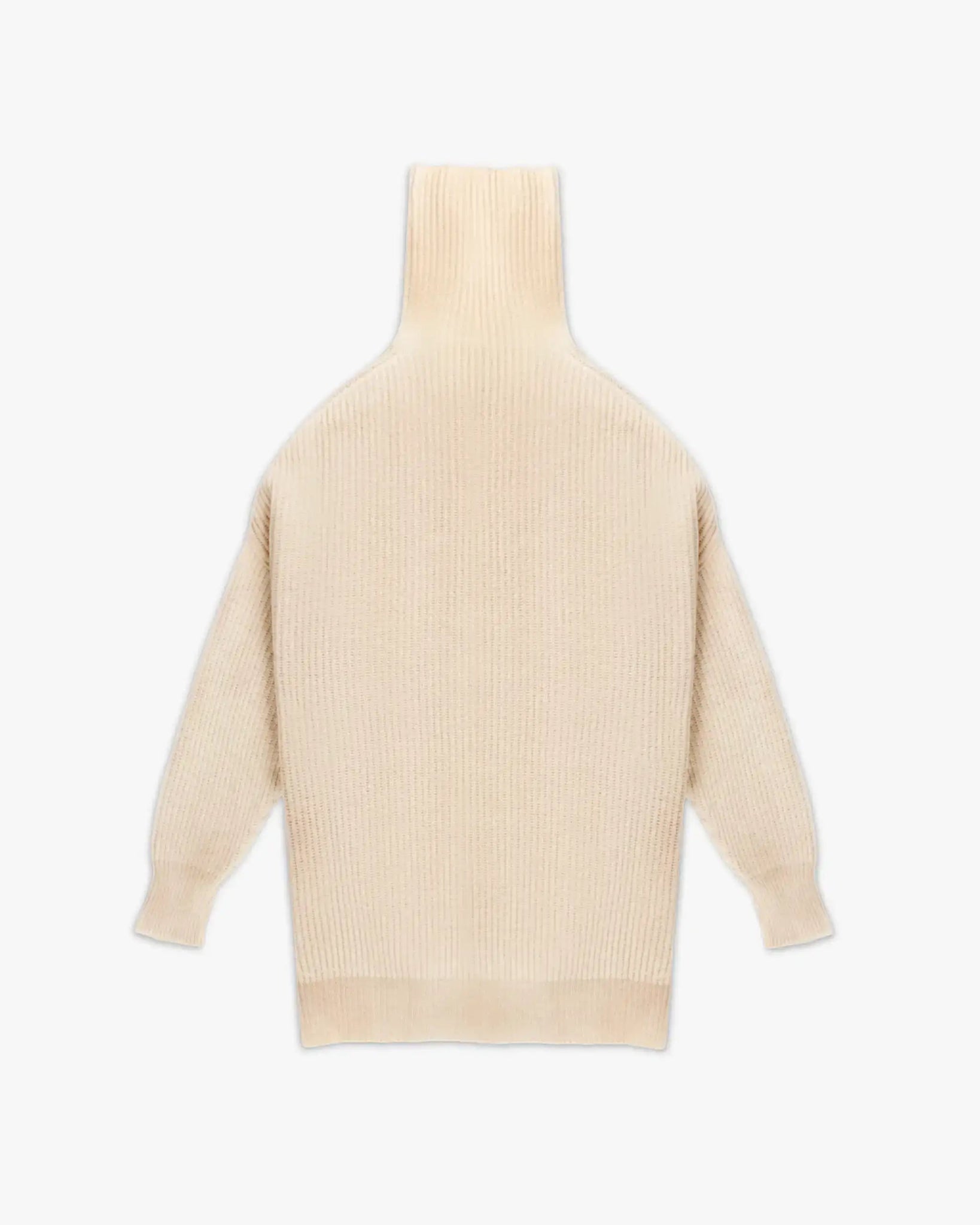 Besprühter Oversized Rollkragenpullover in Rippstrick von Avant Toi - Knitwear AVANT TOI